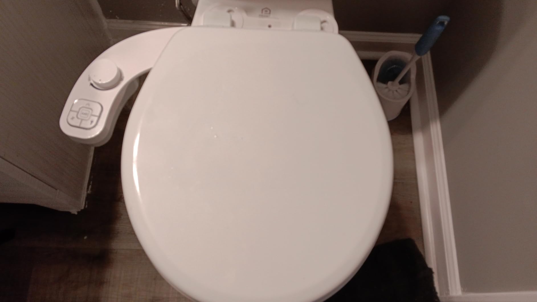 Bidet Attachment for Toilet, Dual Nozzle (Frontal and Rear Wash) Non-Electric Fresh Water Toilet Seat Attachment with Nozzle Self Cleaning, Adjustable Water Pressure(Chrome Silver) customer photo 2