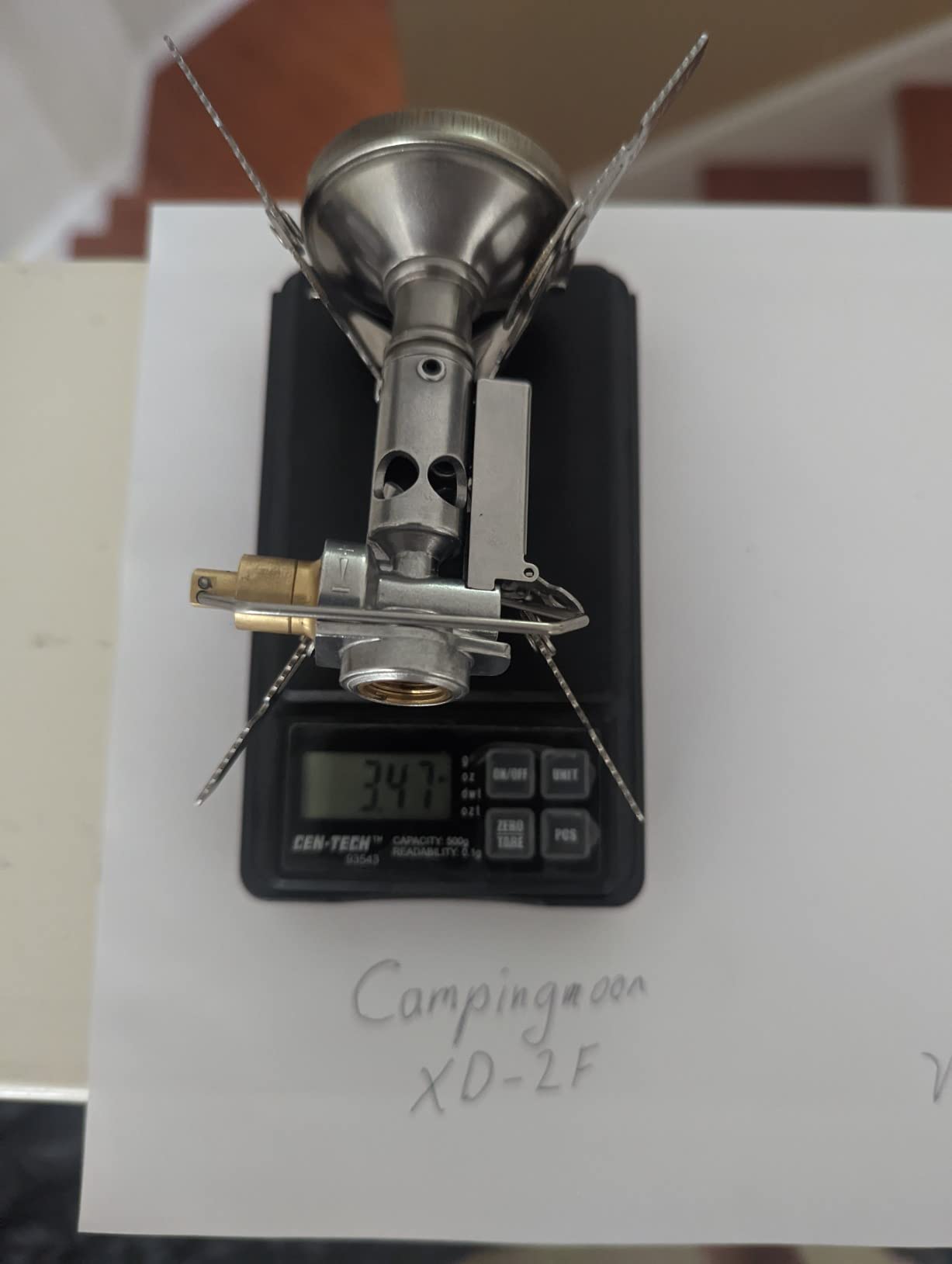 CAMPINGMOON Canister Stove Pressure Regulator Piezo Igniter Silver XD-2F customer photo 2