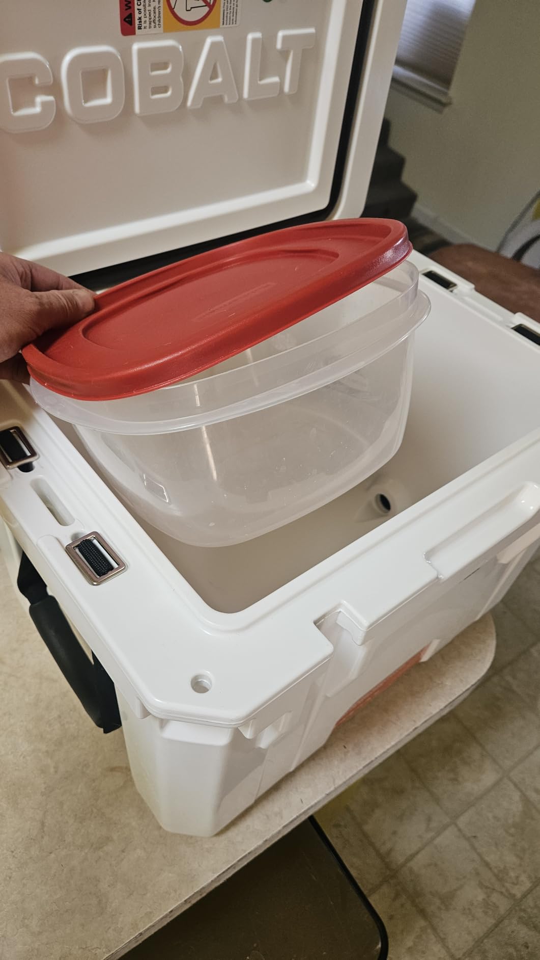 Cobalt 25 Quart Roto-Molded Super Ice Cooler | Large Ice Chest with Long Term Ice Retention | customer photo 1