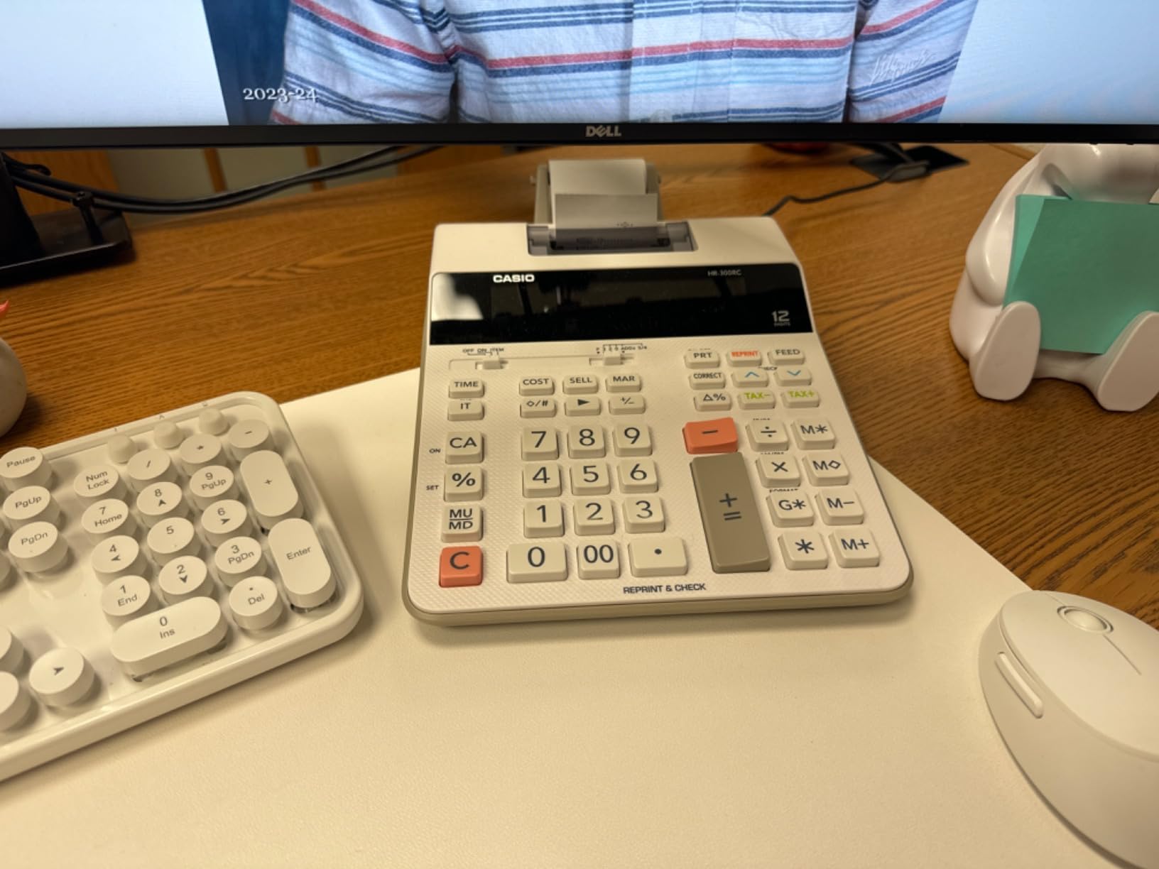 Casio HR-300RC Printing Calculator, Backlit LCD Display customer photo 2