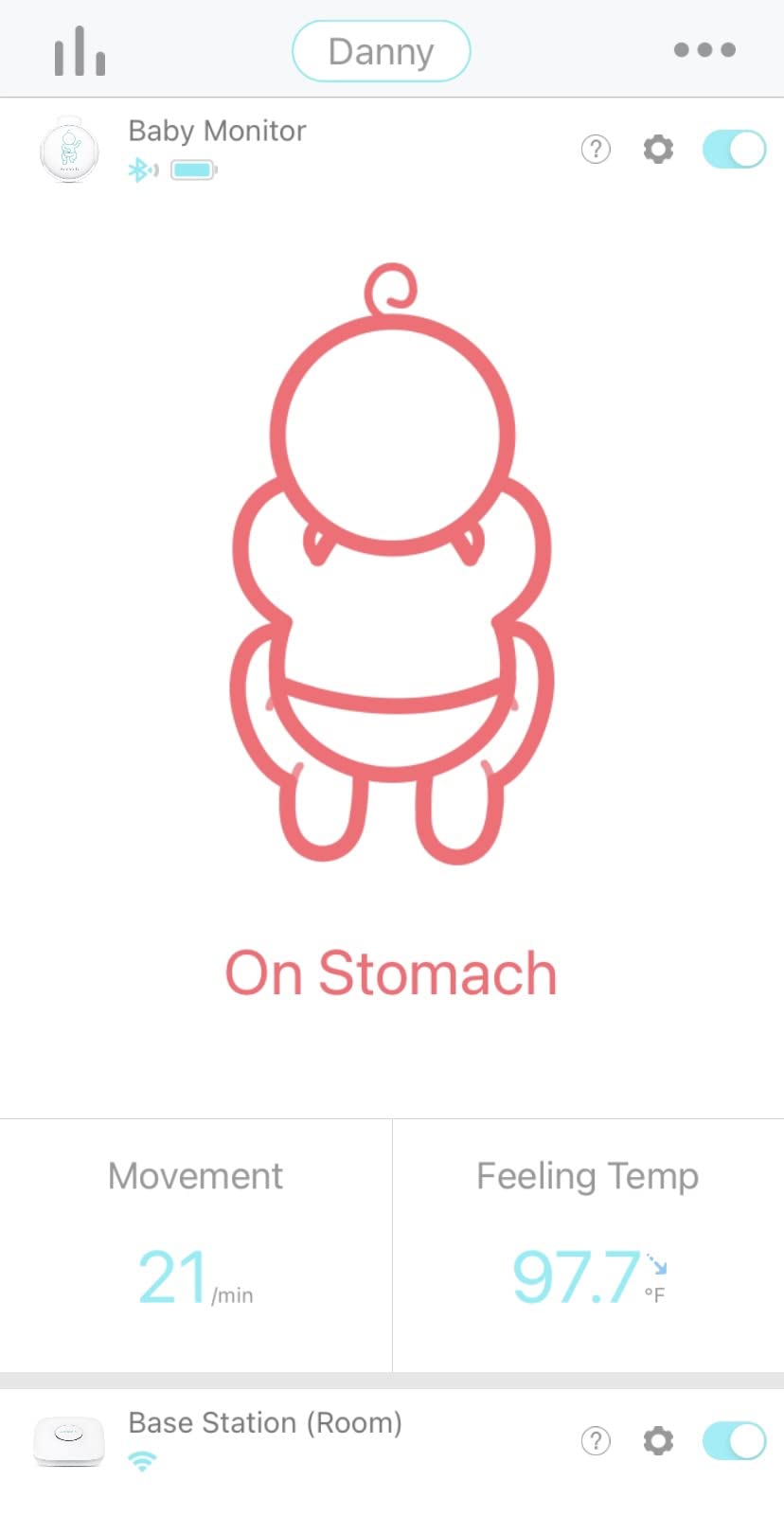 Sense-U Pro Baby Monitor(Long Range) - Tracks Movement, Rollover & Temperature Anywhere for Better Sleep, Simple Clip-On Smart Tracker with Arousal Vibration, Audible Alerts & Sleep Analysis customer photo 2