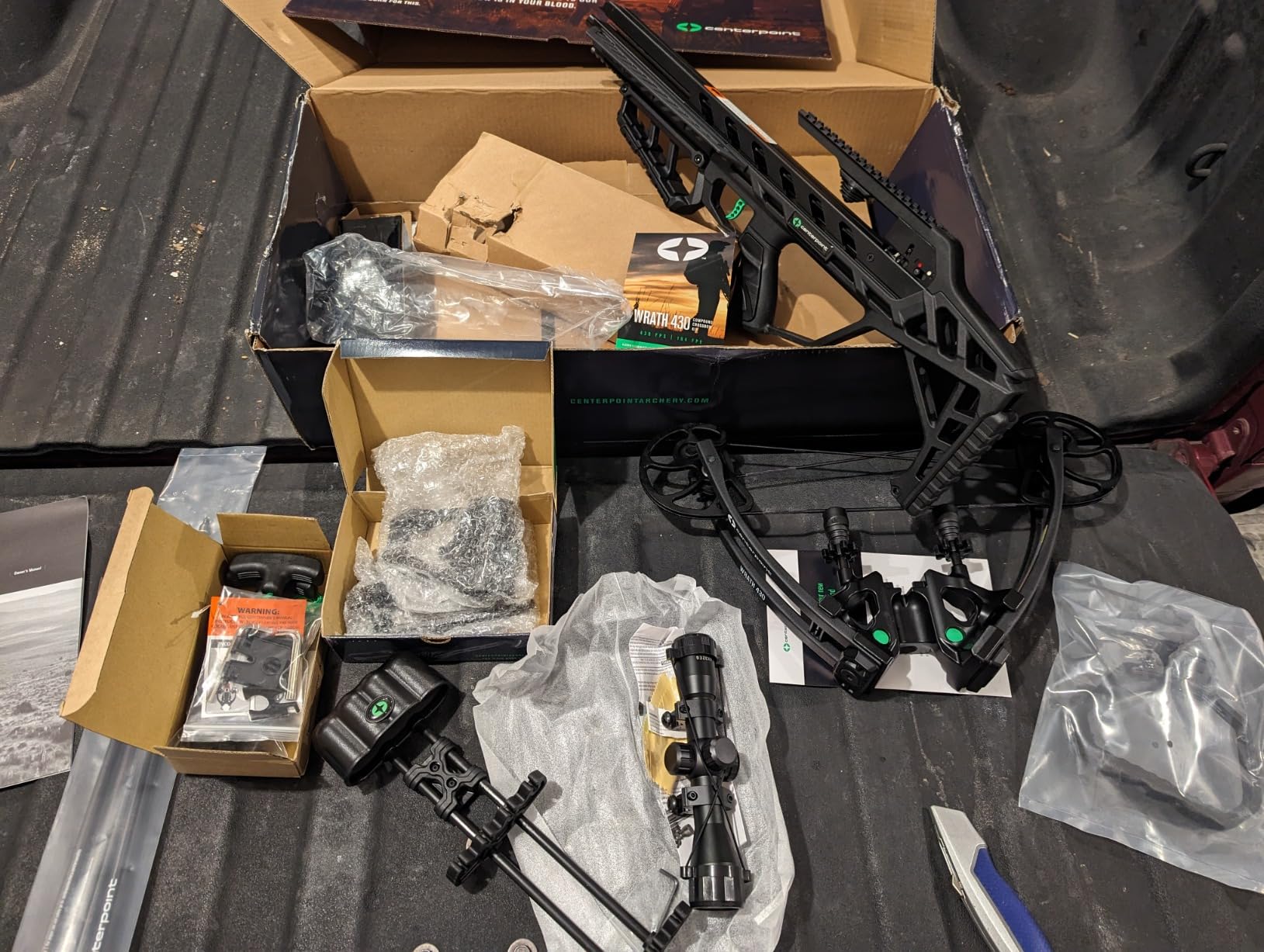 CenterPoint Wrath 430 FPS 200 LBS Compound Crossbow - 9 Inch Cocked Bullpup with Silent Crank customer photo 1
