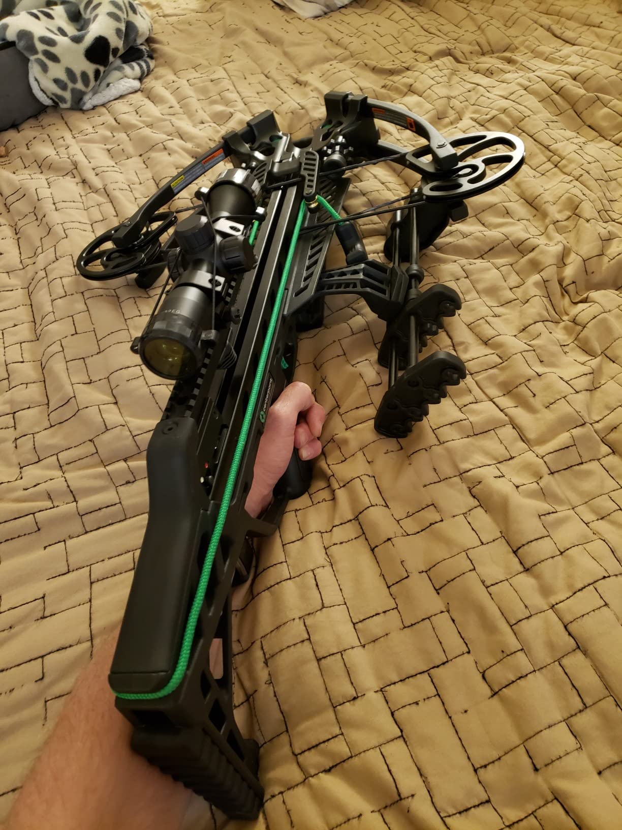 CenterPoint Wrath 430 FPS 200 LBS Compound Crossbow - 9 Inch Cocked Bullpup with Silent Crank customer photo 2