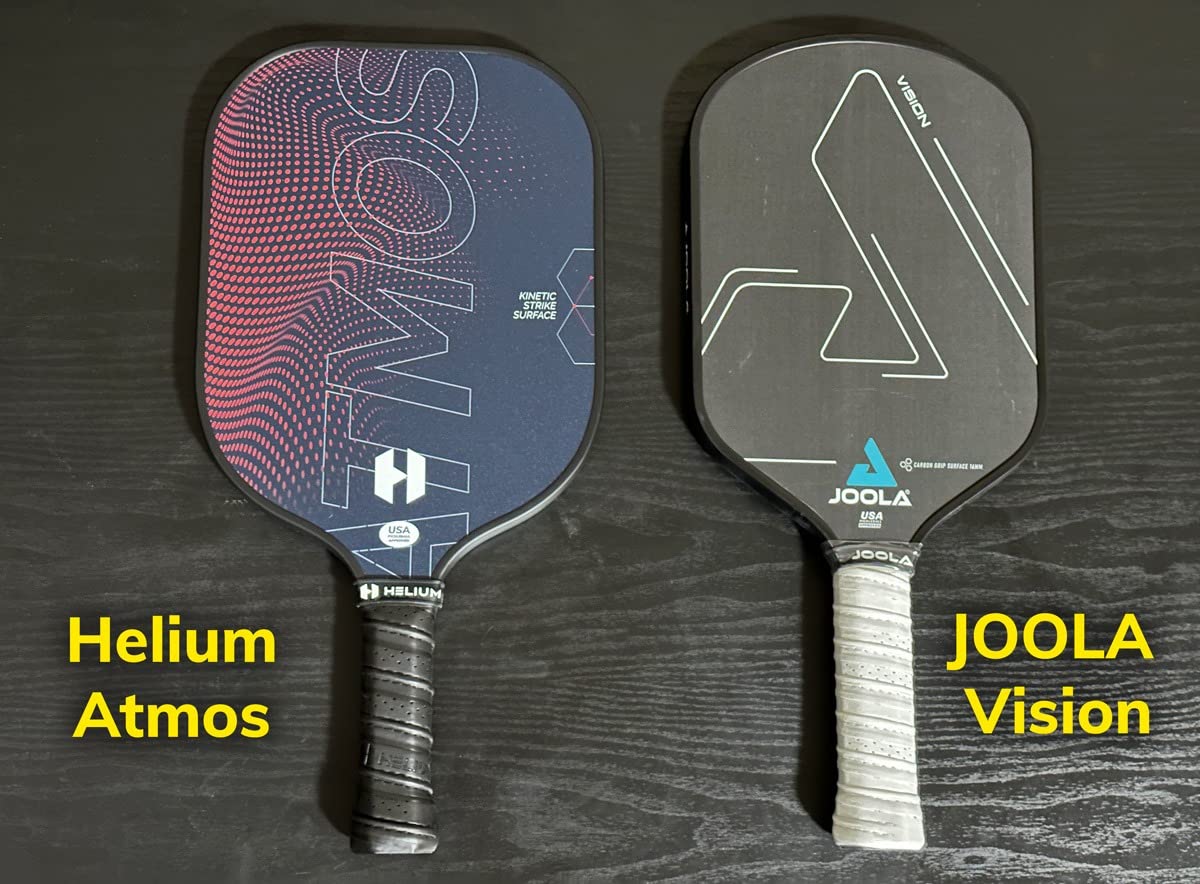 JOOLA Vision Pickleball Paddle with Textured Carbon Grip Surface Technology for Maximum Spin and Control with Added Power - Polypropylene Honeycomb Core Pickleball Racket 16mm customer photo 1