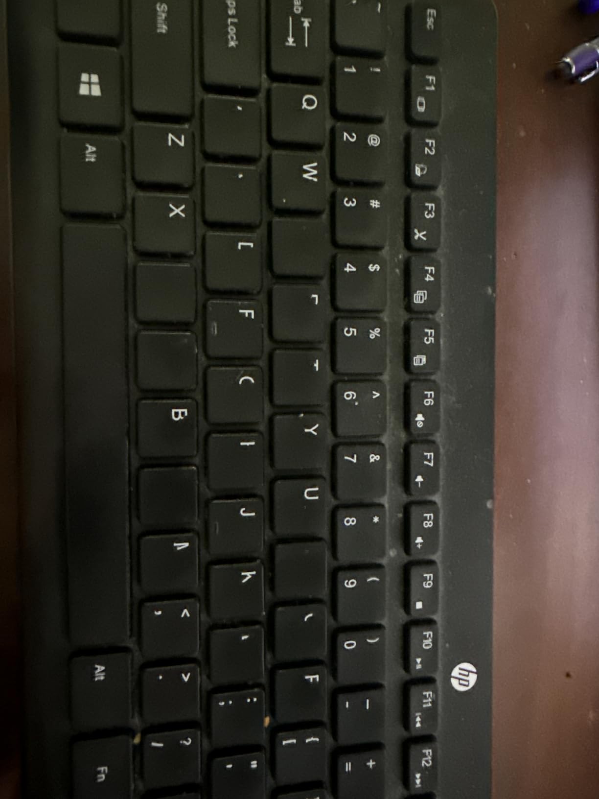 HP 230 Wireless Keyboard - Wireless Connection - Low-Profile, Quiet Design - Windows & Mac OS - Laptop, PC Compatible - Shortcut Keys & Number Pad - Long Battery Life (3L1E7AA#ABA),Black customer photo 2