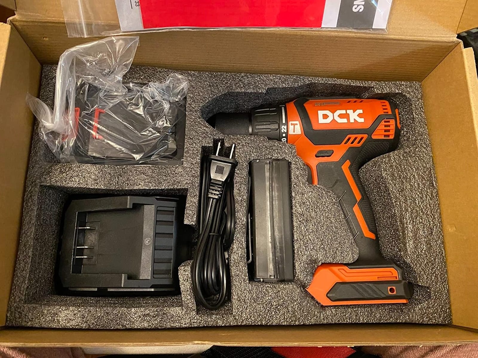 DCK 20V Brushless Hammer Drill, 531 in.lbs, 36000 BPM, 1/2