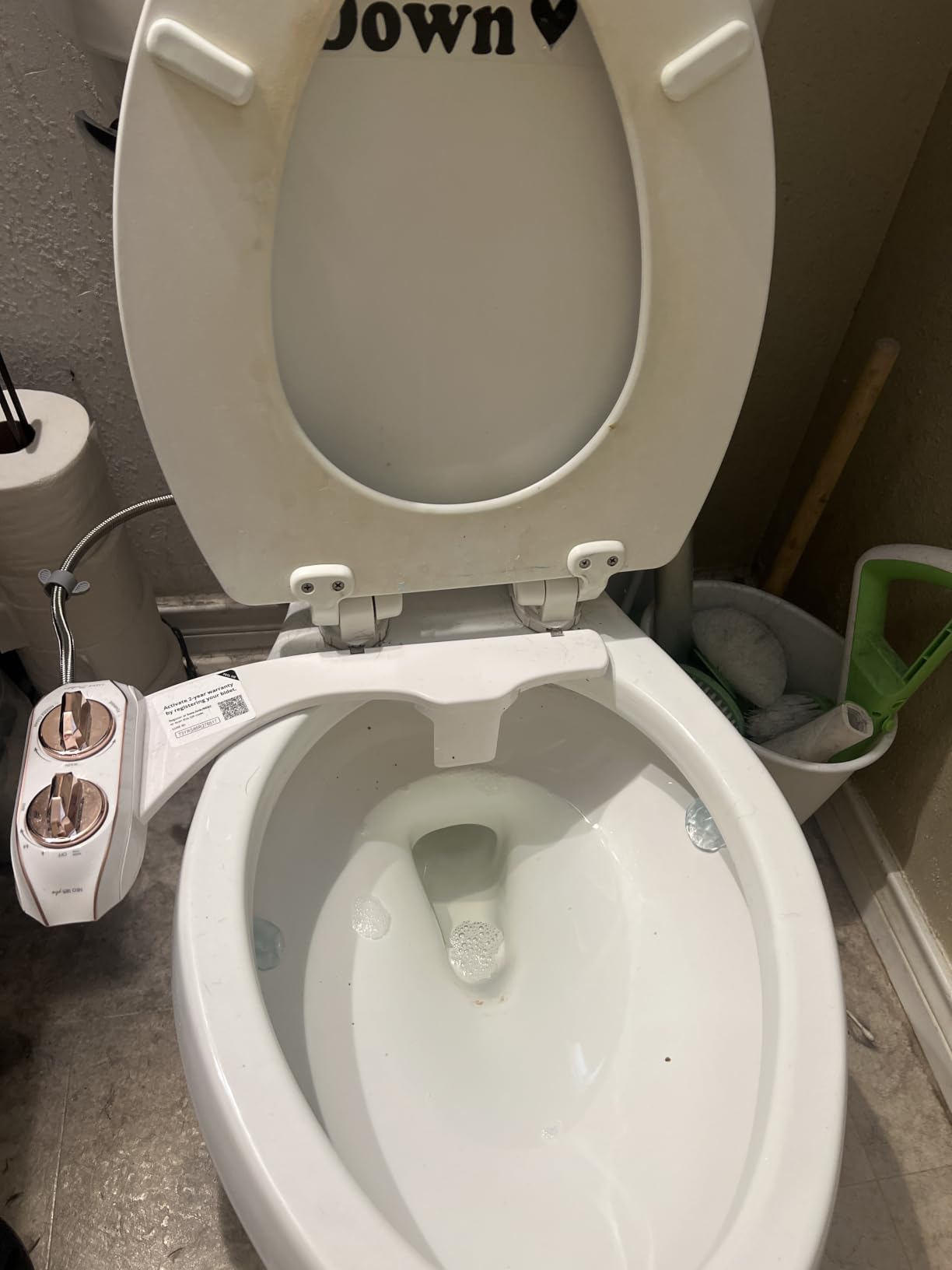LUXE Bidet NEO 185 PLUS - Patented Bidet Attachment for Toilet, White customer photo 1