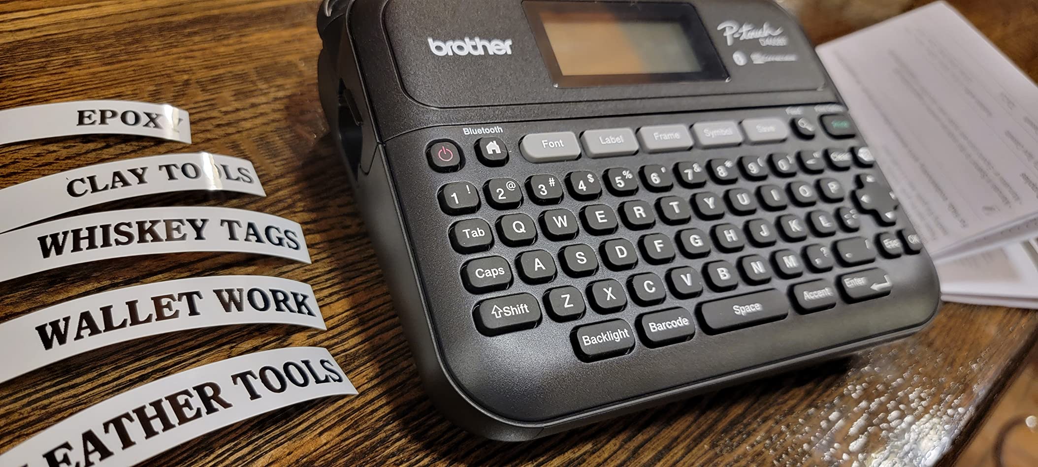 Brother P-Touch PT-D460BT Business Expert Connected Label Maker | Connect and Create via Bluetooth on TZe Label Tapes up to ~3/4 inch, White customer photo 2