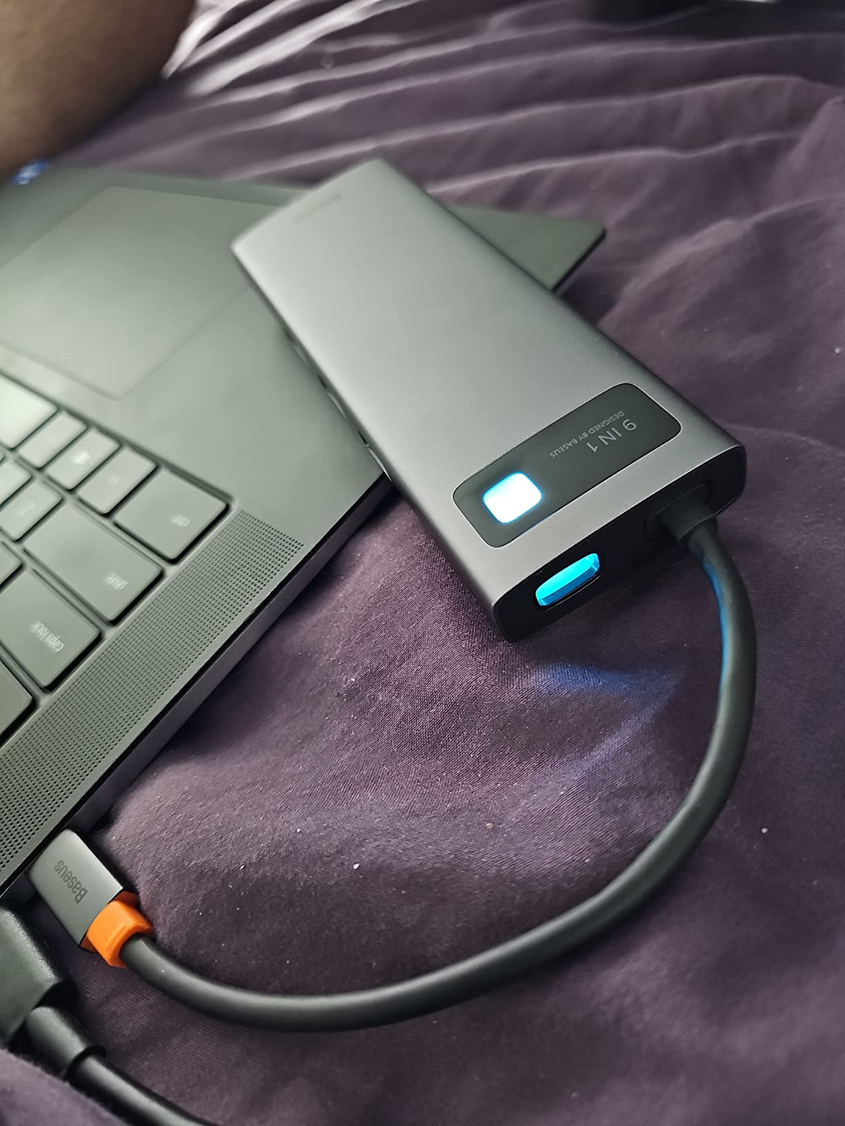 Baseus Laptop Docking Station Dual Monitor 9 in 1 USB C Hub up to 4K@120Hz customer photo 2