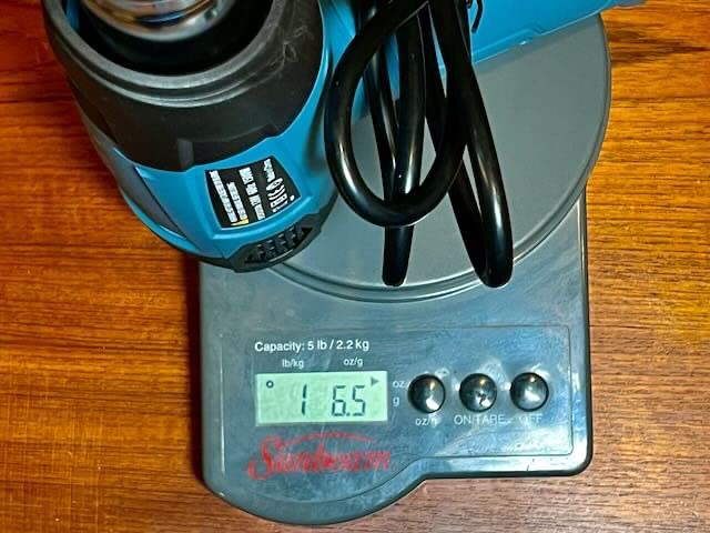 ROMECH Heat Gun, Heavy Duty Fast Heating, Variable Control 120°F~1200°F (50℃-500℃) 4 Nozzles Heat Gun for Crafting, Shrink Tubing,Vinyl Wrap (Blue) customer photo 2