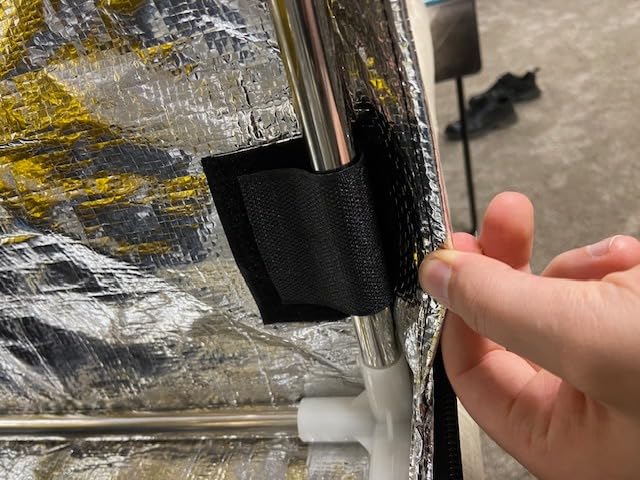 3D Printer Enclosure with Ventilation Kit & LED Lighting– Thermal Insulation Cover & Fume Extraction Tent for FDM/DLP/SLA/LCD 3D Printers(Size 540 * 640 * 750mm) customer photo 1