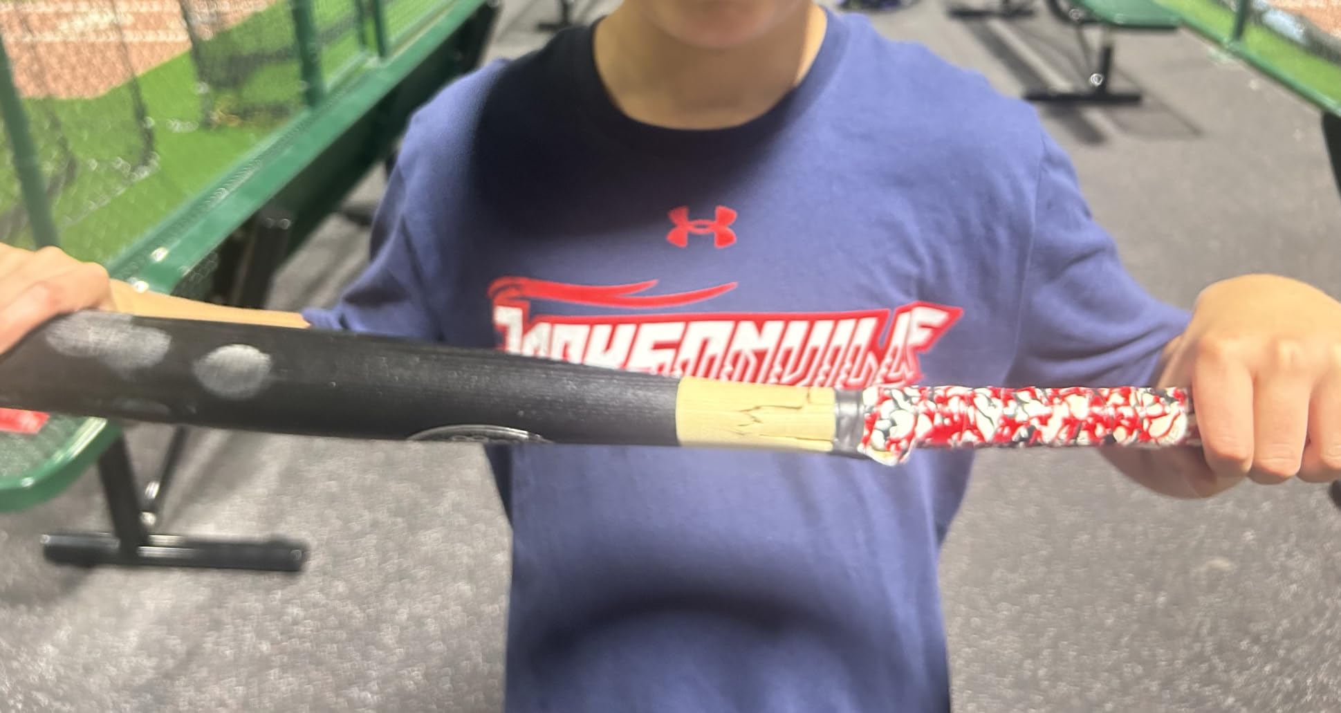 Louisville Slugger Youth Genuine Y125 Natural-Black Baseball Bat customer photo 2