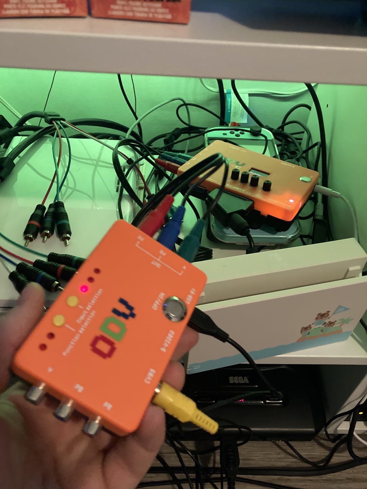 Mcbazel ODV-II Component/AV/CVBS/S-Video to Component Converter for Retro Gaming Console customer photo 2