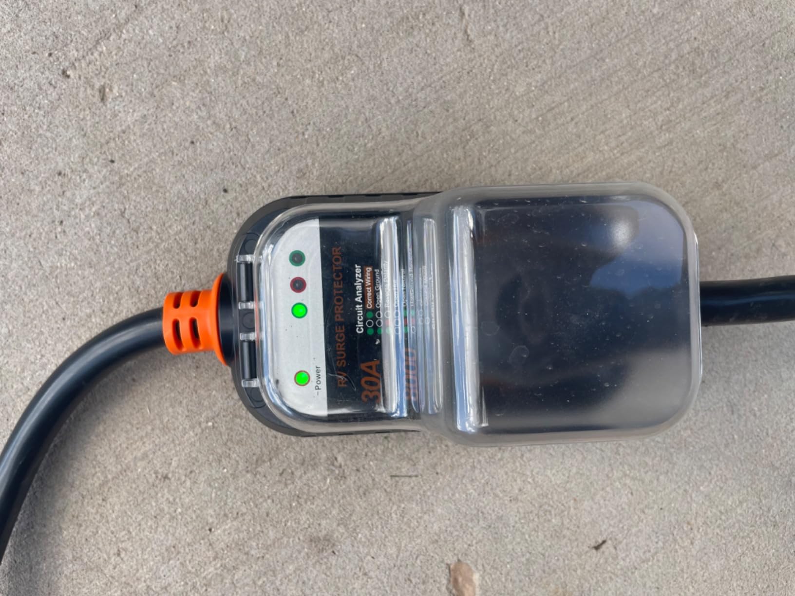 GEARGO RV Surge Protectors 30 Amp RV Circuit Analyzer, [𝟐𝟎𝟐𝟔 𝐍𝐞𝐰 𝐔𝐩𝐠𝐫𝐚𝐝𝐞𝐝 & 𝐆𝐞𝐧𝟐] Full Protection, RV Adapter Plug for Camper(Orange) customer photo 2