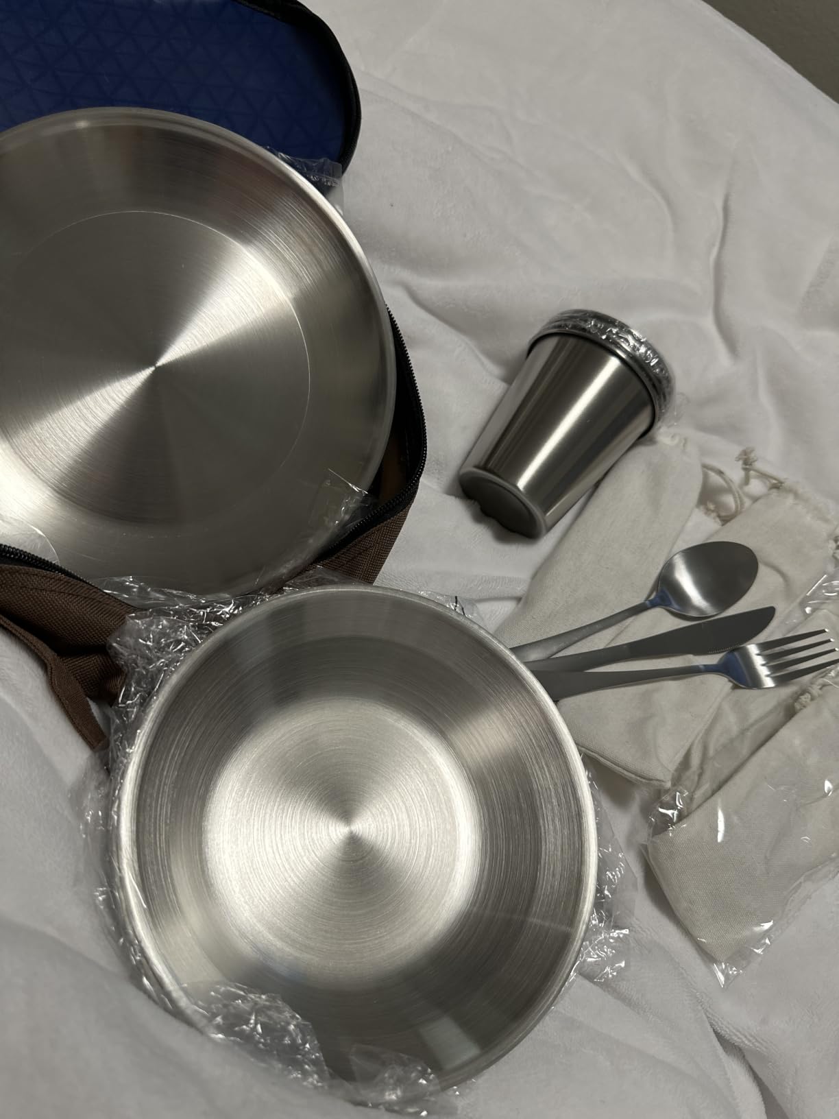 Odoland Stainless Steel Camping Mess Kit for Outdoor Family & Person customer photo 2