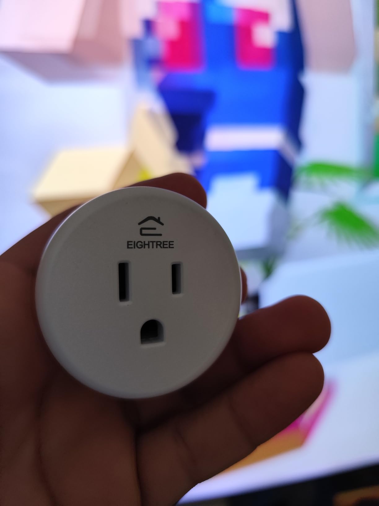 EIGHTREE Smart Plug WiFi Outlet Works with Alexa & Google Home, 15A, 4-Pack customer photo 1