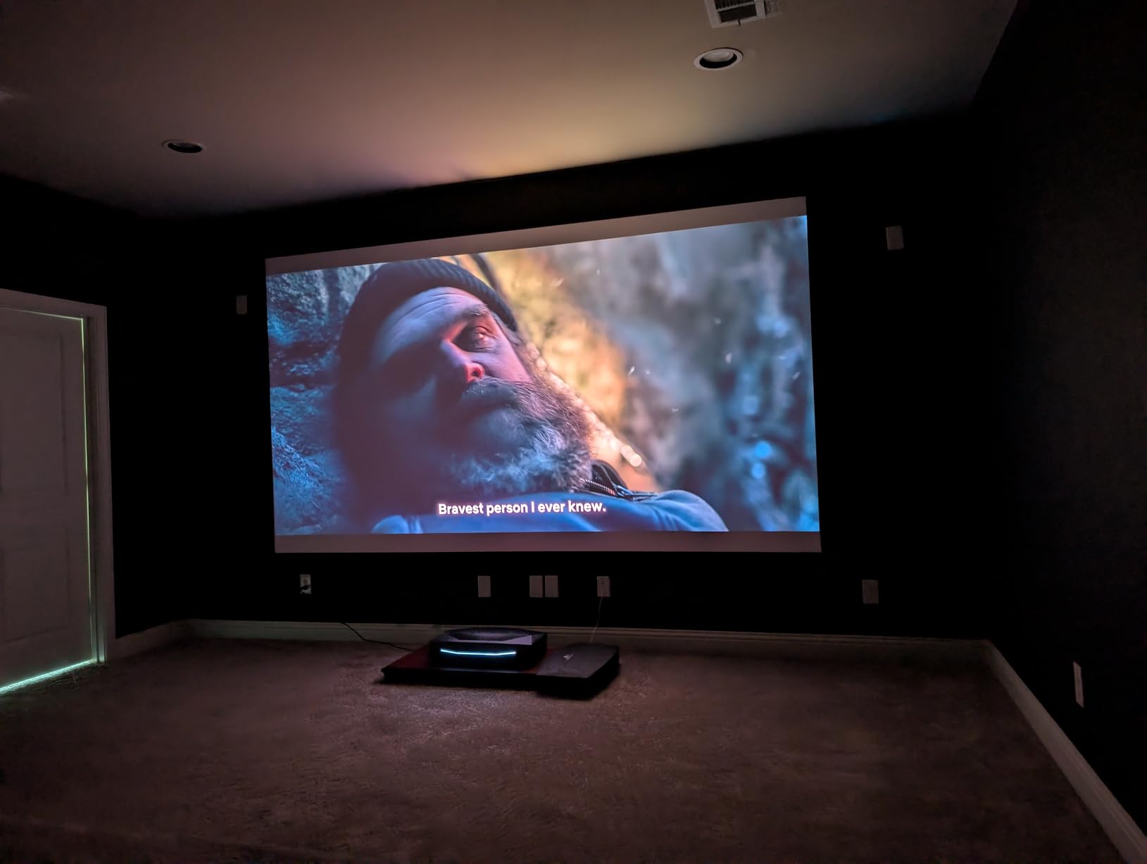AWOL VISION LTV-2500 4K UHD Ultra Short Throw Triple Laser Projector with Dolby Vision & Atmos, Active 3D, 150