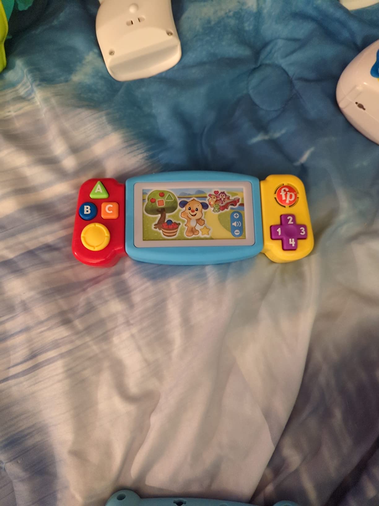 Fisher-Price Baby & Toddler Toy Laugh & Learn Gamer, Electronic Musical Learning Activity for Pretend Play Infants Ages 9+ Months customer photo 2