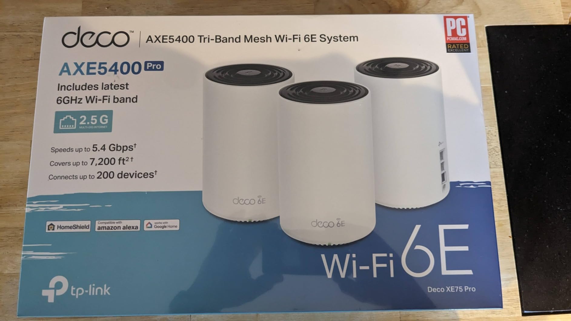TP-Link Deco XE75 Pro AXE5400 Tri-Band WiFi 6E Mesh System (3-Pack) customer photo 1