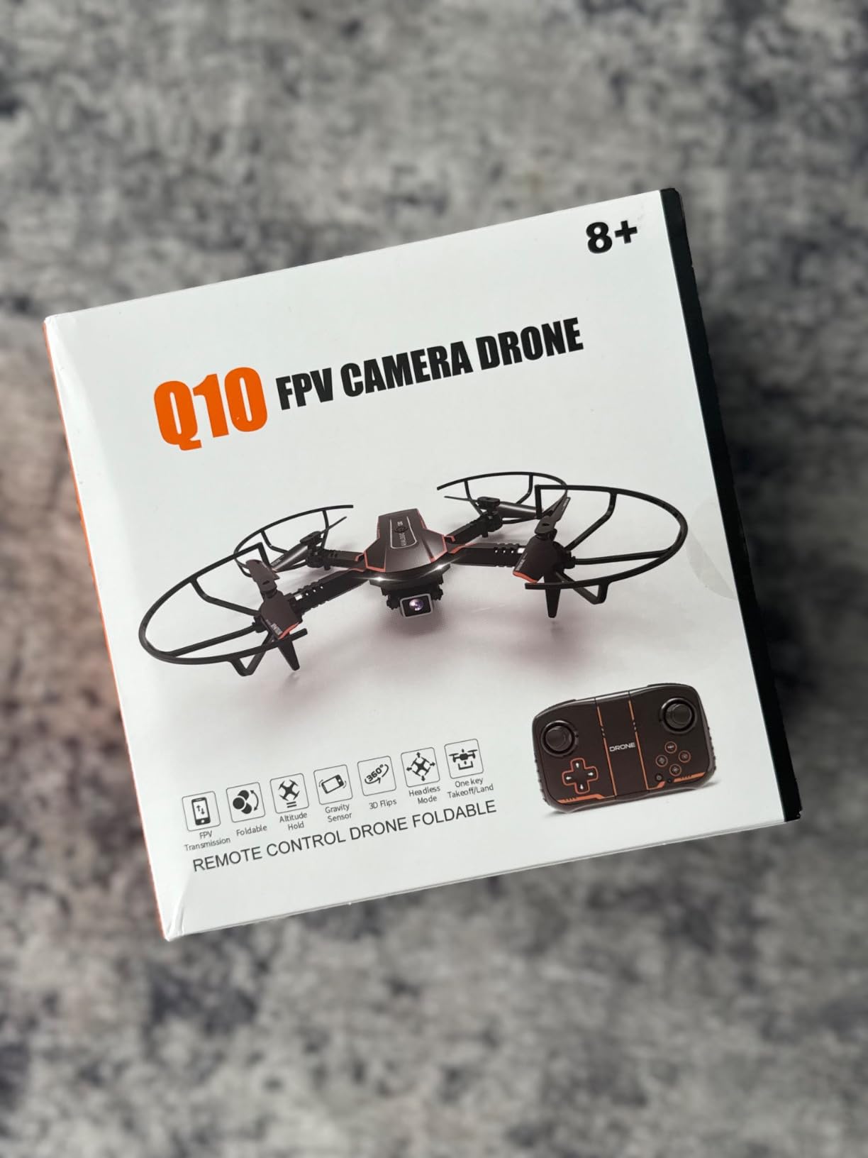 AVIALOGIC Mini Drone with Camera for Kids, Remote Control Helicopter Toys Gifts for Boys Girls, FPV RC Quadcopter with 1080P Live Video Camera, Gravity Control, 3 Batteries, Carrying Bag customer photo 2
