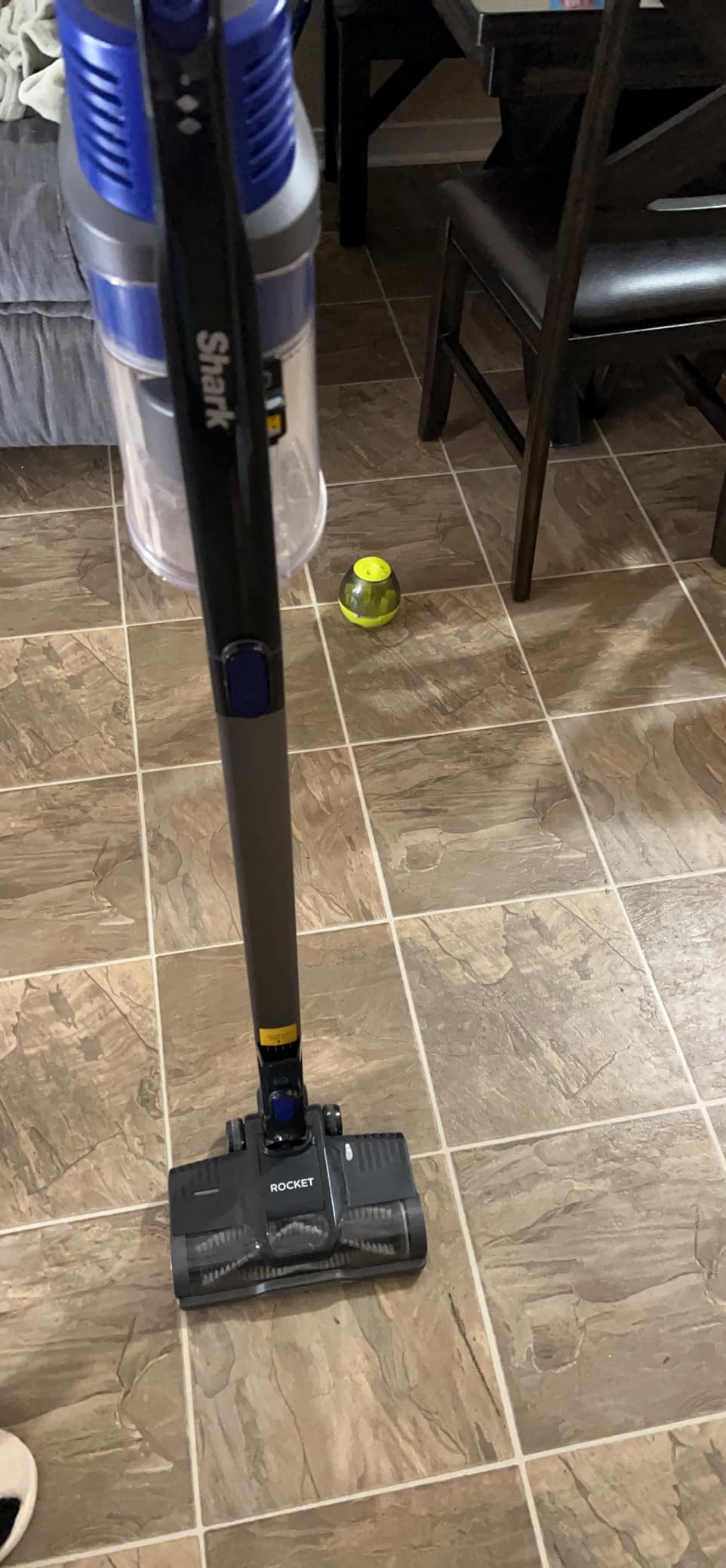 Shark IX141H Pet Cordless Stick Vacuum with Anti-Allergen Complete Seal, XL Dust Cup, LED Headlights, Removable Handheld, 40min Runtime, Grey/Purple, 7.5 lbs (Renewed) customer photo 2