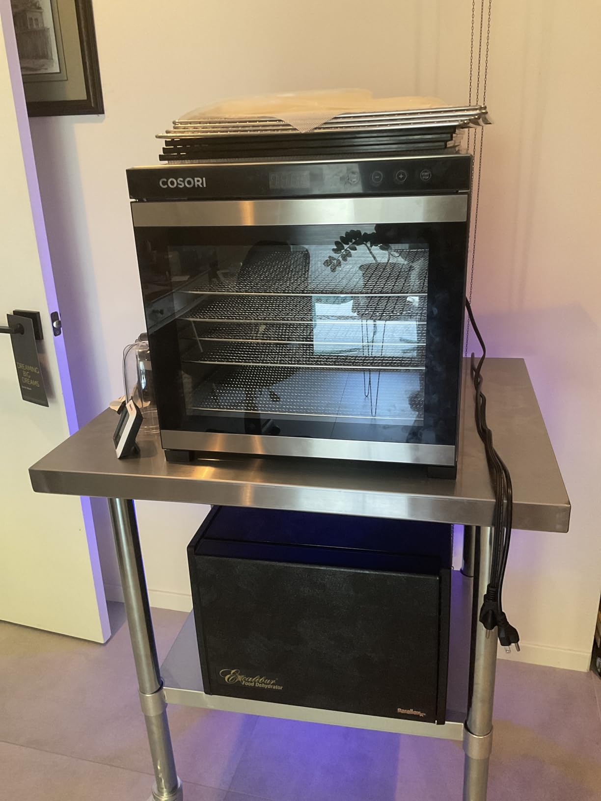 Cosori Food Dehydrator, 10 Stainless Steel Trays with 16.2 ft² Drying Space customer photo 2