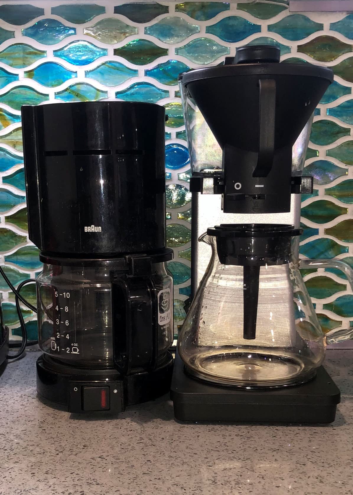 SimplyGoodCoffee Coffee Maker/Coffee Machine. 8 Cup Automatic Drip Pour Over Coffee Brewer. Easy To Use, Durable Stainless, Gold Cup Standard customer photo 2