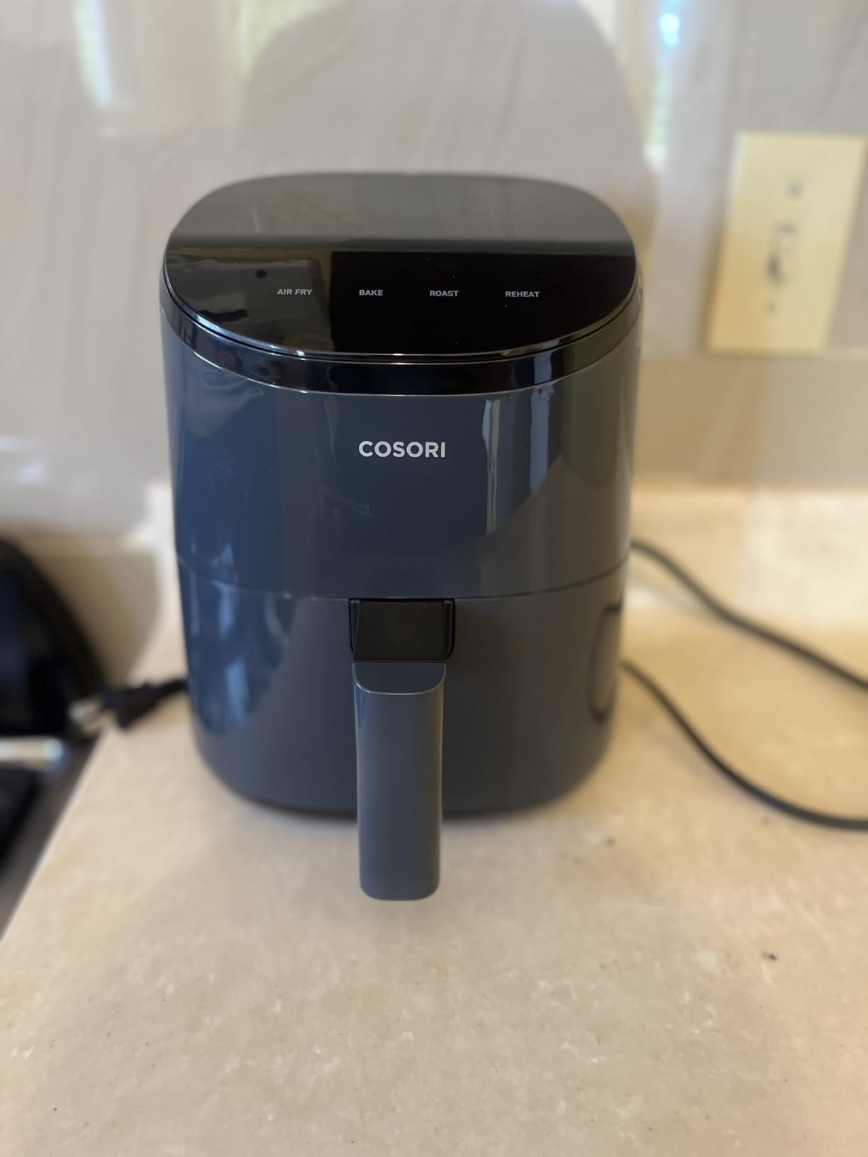 Cosori Lite 2.1 Qt Small Air Fryer, Ceramic Coating, 4-in-1, 97% less oil | Ideal for dorms, apartment, RVs, Quiet, Touch control, Air Fry, Bake, Roast, Reheat, Dishwasher-Safe Basket, Max 400℉ customer photo 2