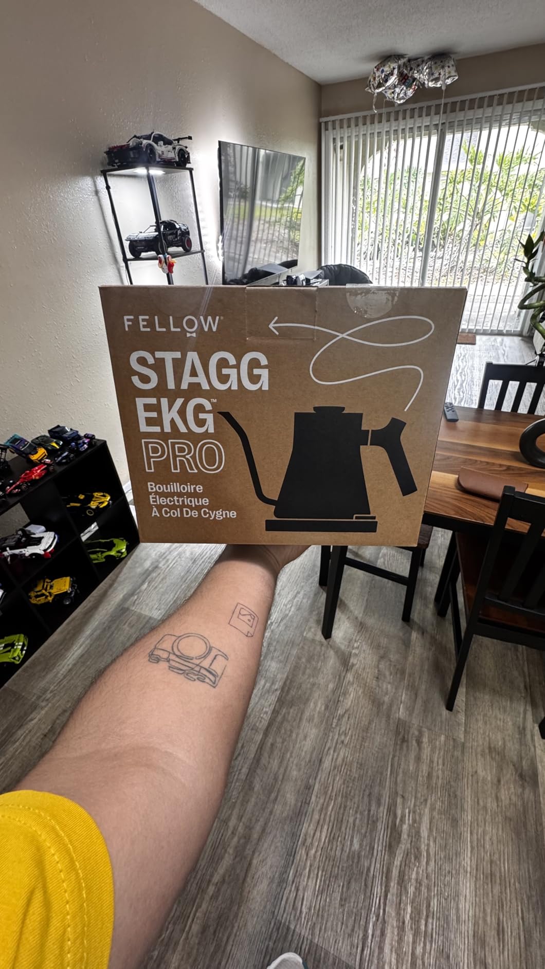 Fellow Stagg EKG Pro Gooseneck Electric Kettle, Brew Timer, 0.9 Liter | To-the-Degree Temp Control, Color LCD, Temp Hold, Stainless Steel, for Pour-Over Coffee & Tea, Quick Heating, Matte Black customer photo 2