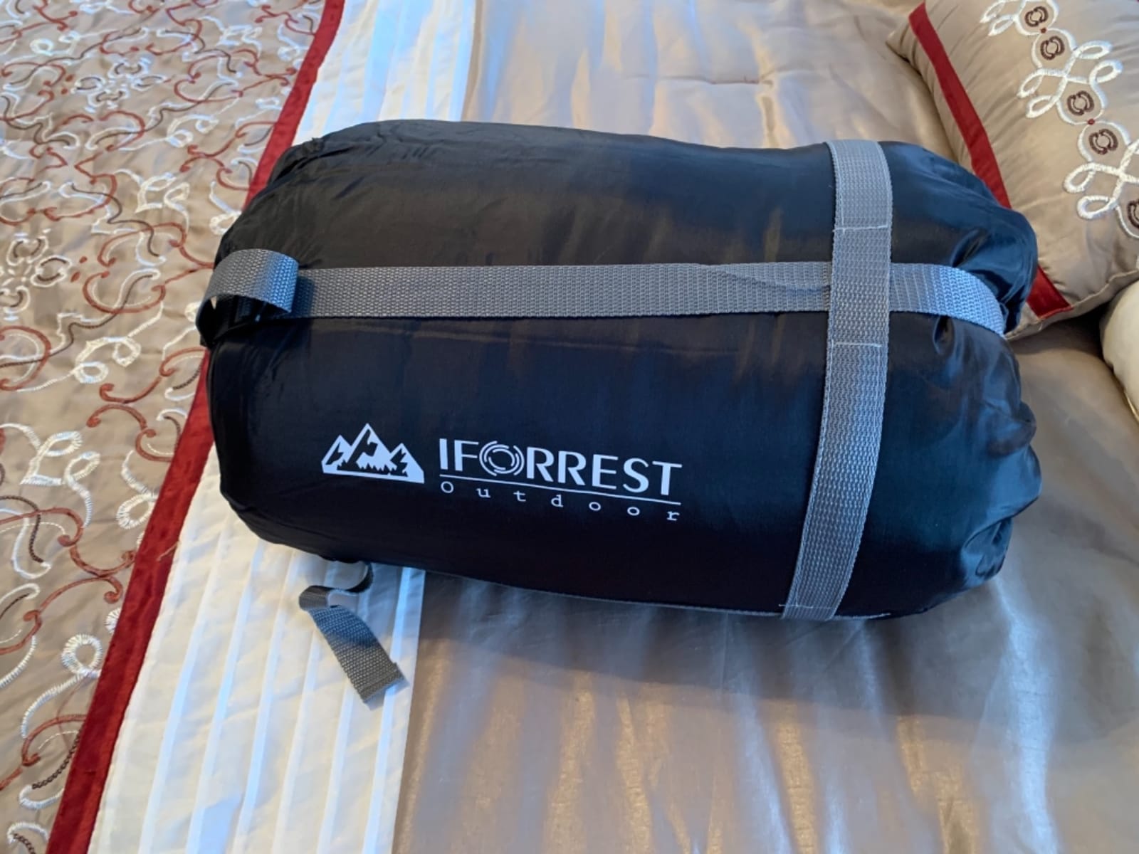 IFORREST Cotton Flannel Double Sleeping Bag for Adults - 10°F 2 Person Extra-Wide & Warm Cold Weather Camping Bed - Queen Size XXL customer photo 2