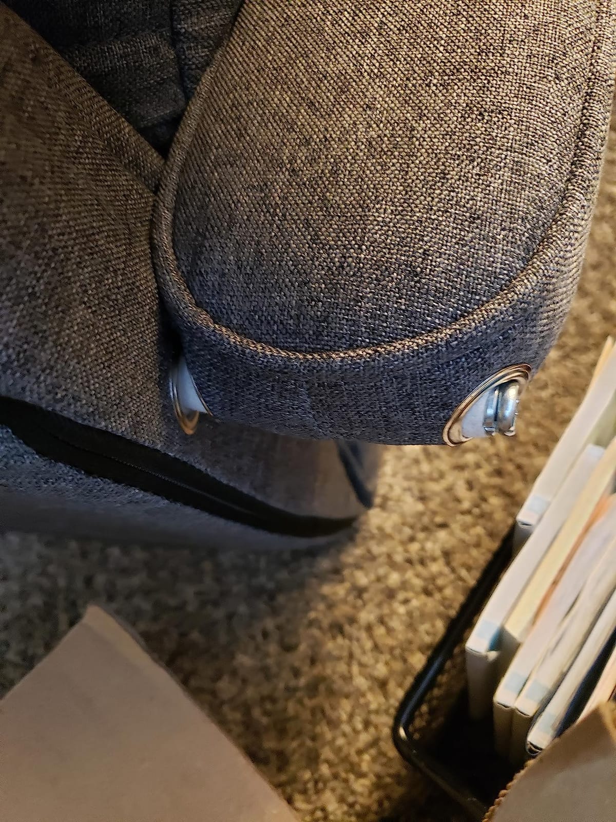 Comfy Floor Chair with Adjustable Backrest, Gaming Sofa Chairs (Grey) customer photo 2