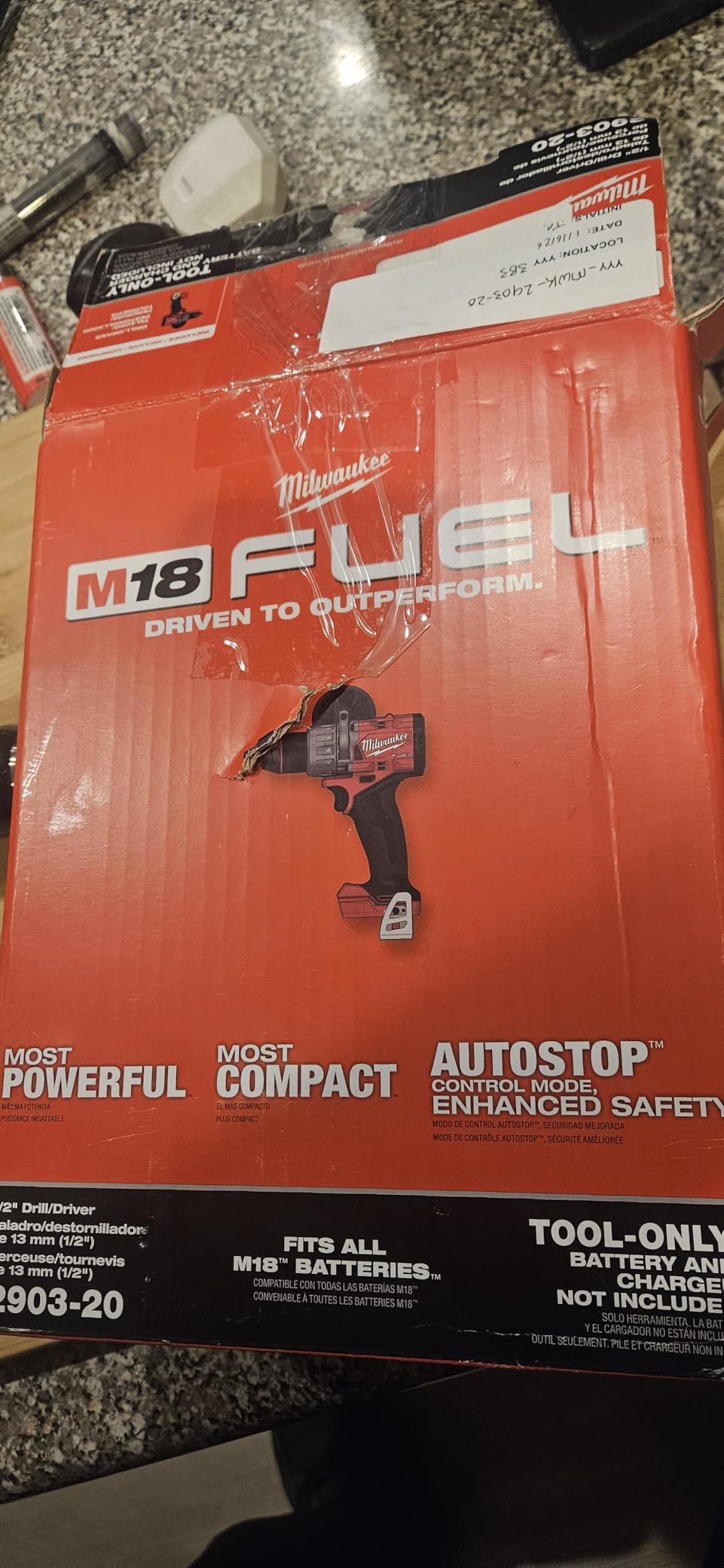 Milwaukee 2903-20 M18 FUEL 18V Lithium-Ion Brushless Cordless 1/2 in. Drill/Driver (Tool-Only) customer photo 2