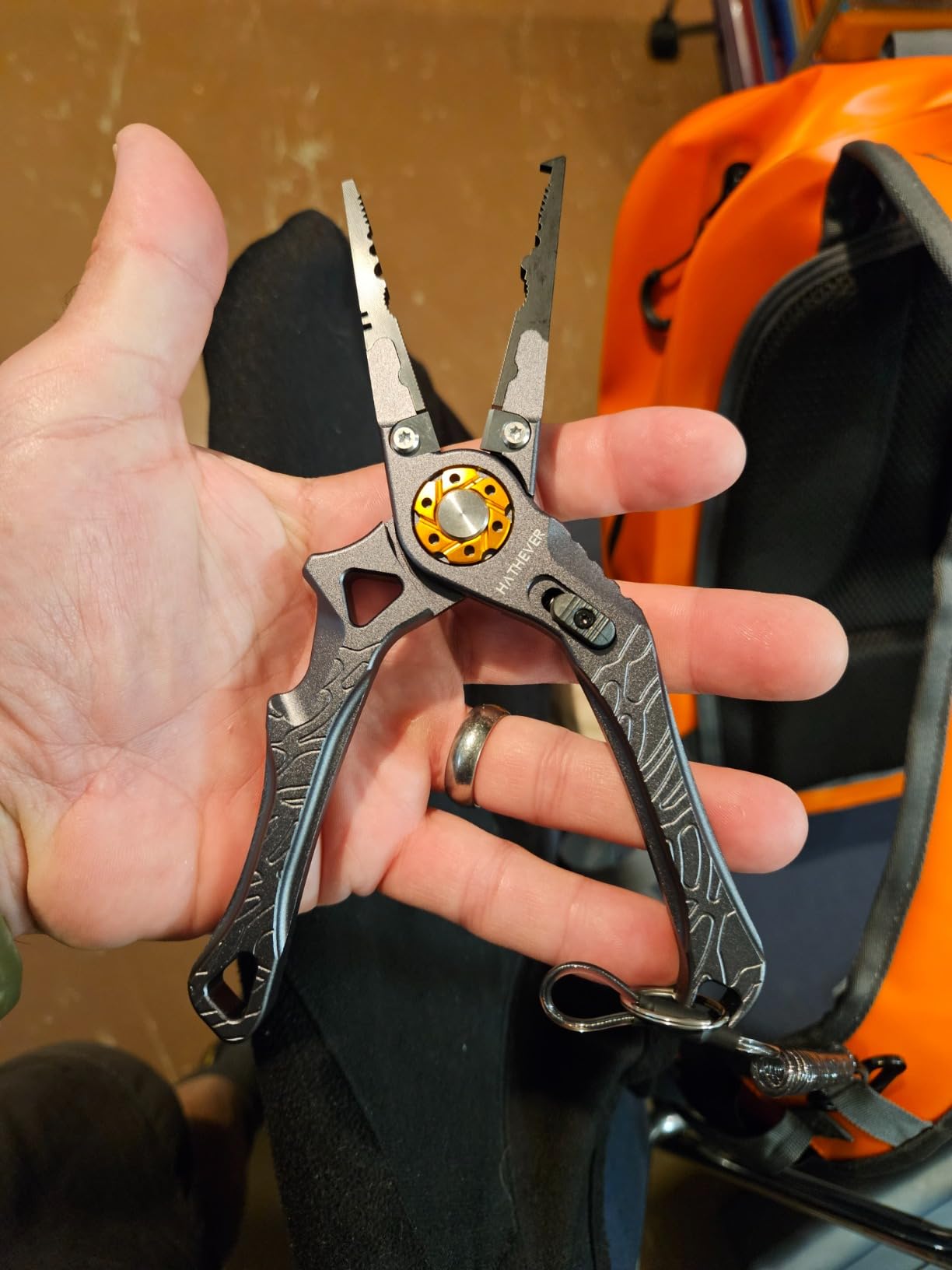 Saltwater Fishing Pliers with Safety Lock customer photo 1