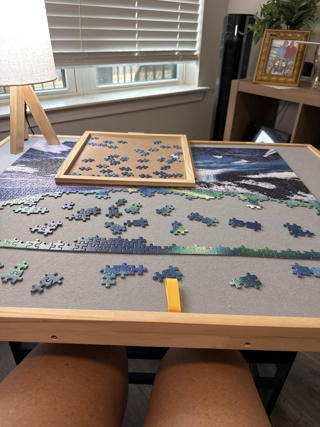 ALL4JIG 1500 Piece Puzzle Table with Legs, 24.53