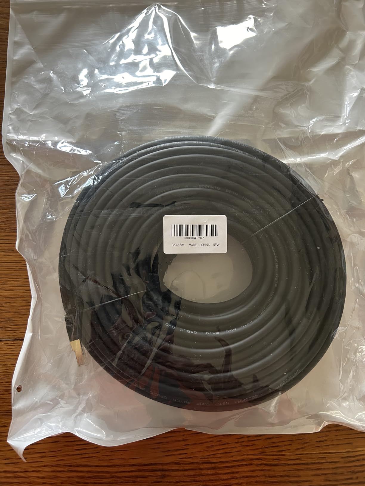 Cat 8 Ethernet Cable, 100FT High Speed Heavy Duty 26AWG Cat8 LAN Network Cable 40Gbps, 2000Mhz with Gold Plated RJ45 Connector, Outdoor&Indoor Internet Cable Compatible for Router Gaming Modem Xbox customer photo 1