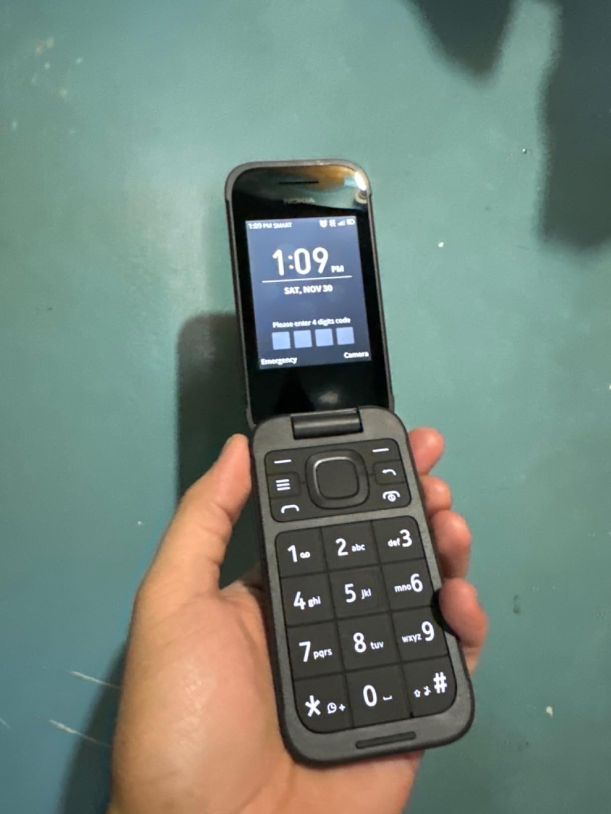 Nokia 2780 Flip | Unlocked | KaiOS | Verizon, AT&T, T-Mobile | Blue customer photo 1