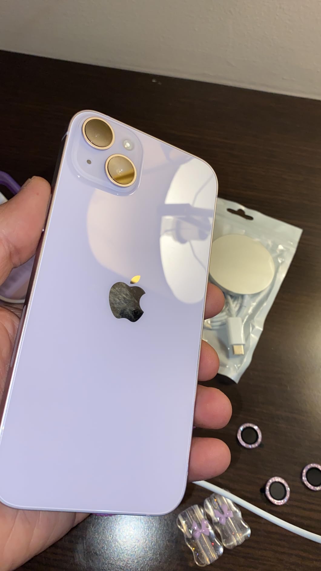 Apple iPhone 14 Plus, 128GB, Purple - Unlocked (Renewed) customer photo 1