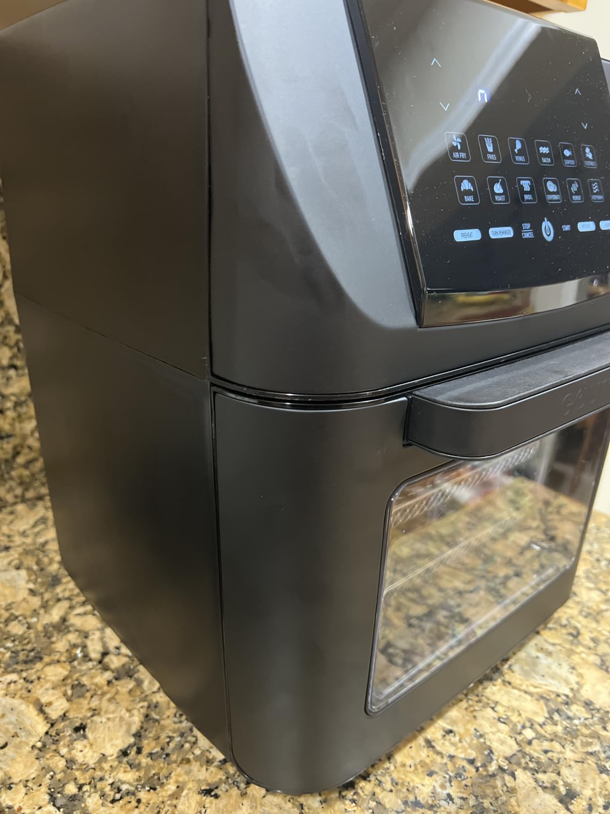 Gourmia Air Fryer 14 Qt Rotisserie Oven with Window, Stainless Steel, Digital Display, 12 Presets, Air Fry, Dehydrate, Adjustable Temperature, Dishwasher Safe Baskets, Includes Rotisserie Tools customer photo 2
