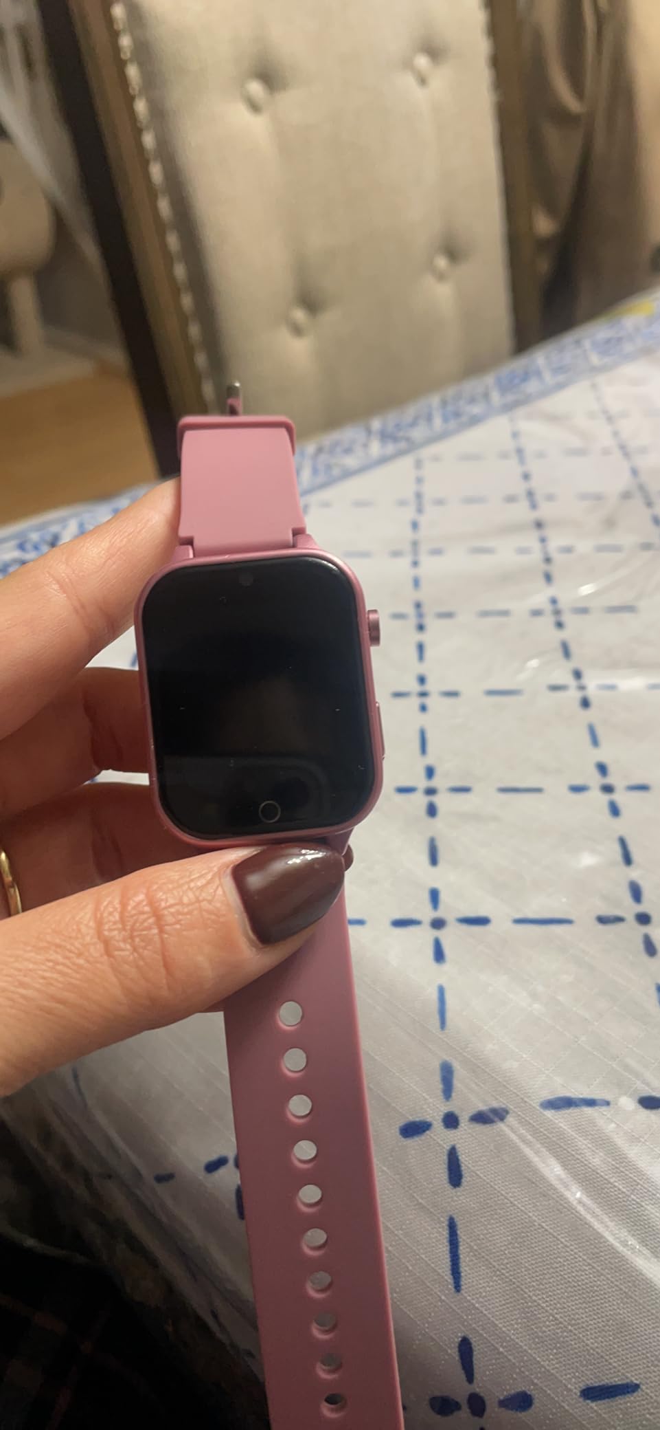 Kids Smart Watch Gift for Girls Age 5-12, 39 Games HD Touch Screen Watches with Video Camera Music Player Pedometer Flashlight 12/24 hr Educational Toys Birthday Gifts for Girls Ages 7 8 9 10 customer photo 1