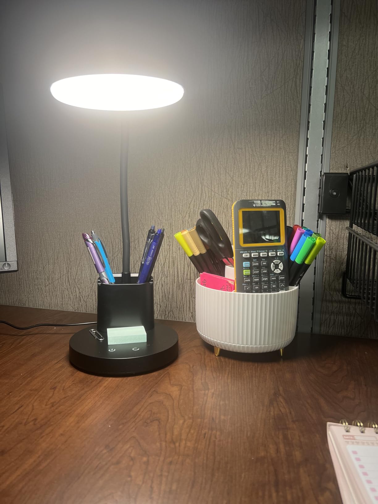 LED Desk Lamp with Wireless Charger for Home Office, Black customer photo 1