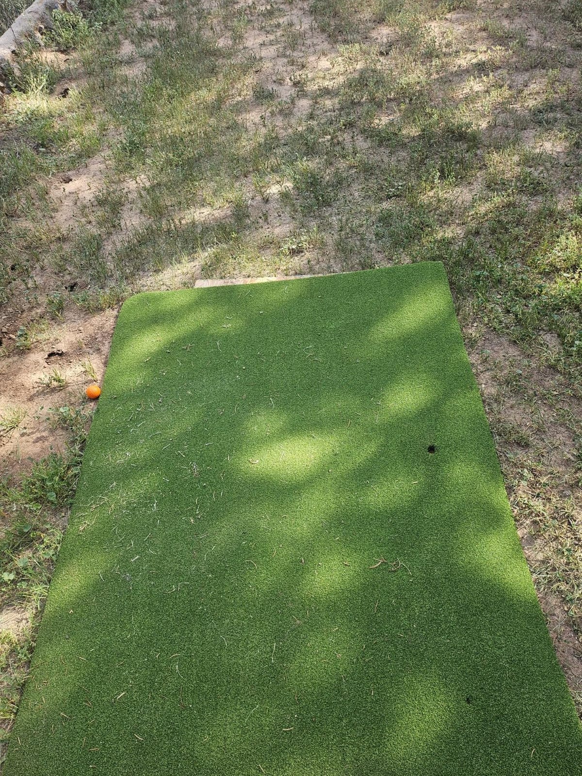 Golfguru Golf Mat, 5x4ft/5x5ft Dense Elite Golf Hitting Mats Practice with 10 Balls, 9 Tees, Heavy Duty Artificial Hitting Training Mat for Backyard Driving Chipping Indoor Outdoor Simulators customer photo 2