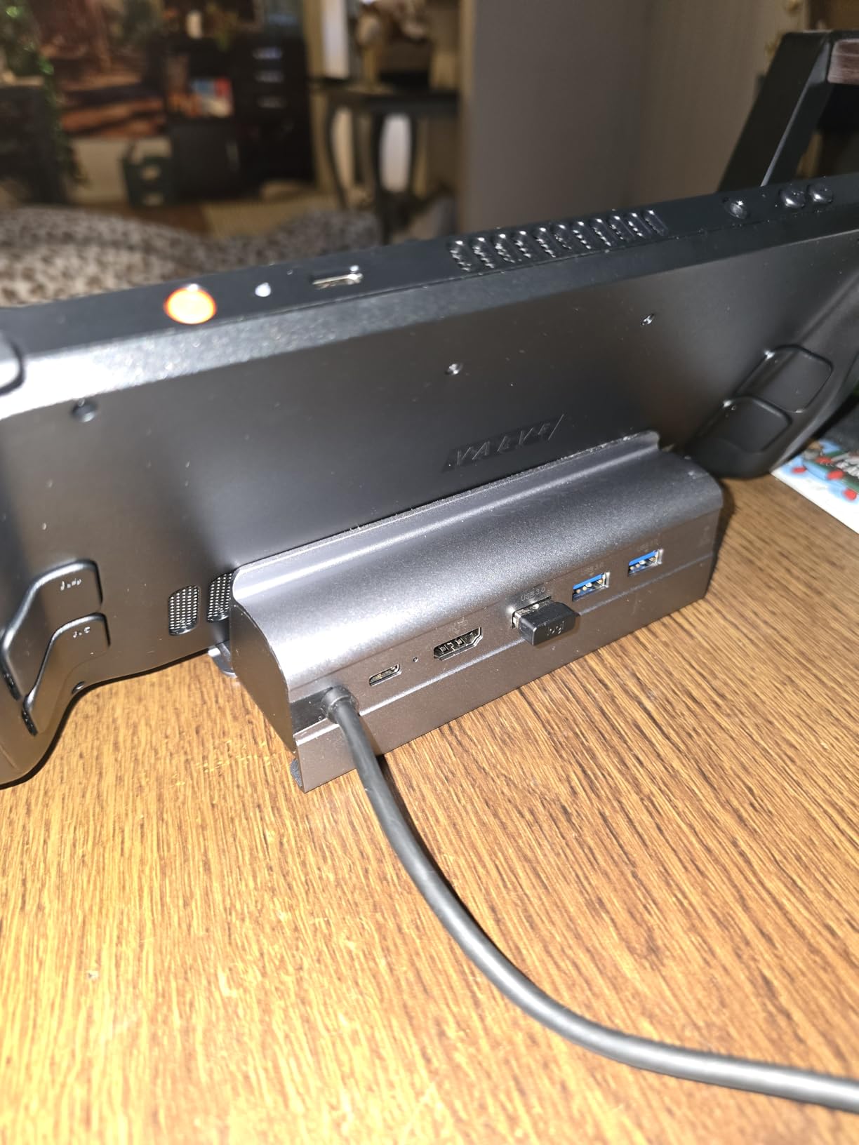 Docking Station for Steam Deck ROG Ally, 6 in 1 Stream Deck Dock with HDMI 2.0 4K@60Hz, 1000Mbps Gigabit Ethernet, 3 USB-A 3.0 and 100W Full Speed Charging USB-C Port Compatible with Valve Steam Deck customer photo 2
