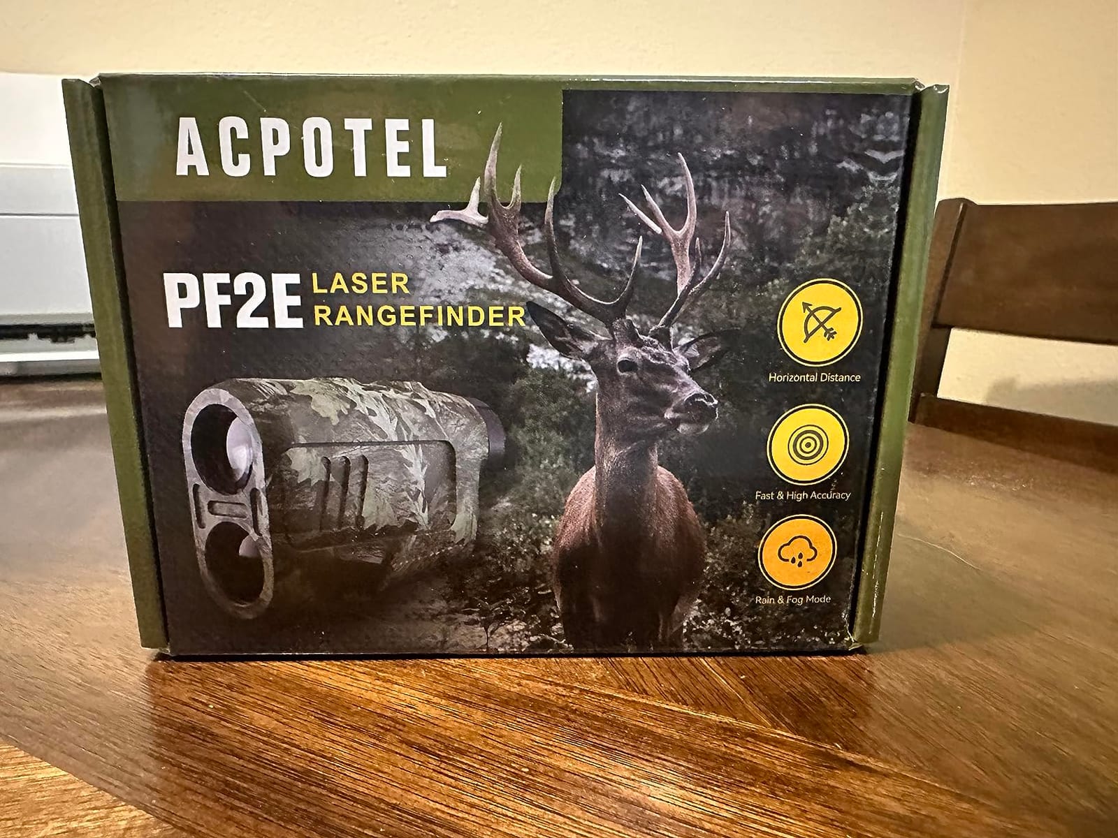 ACPOTEL Precision Hunting Range Finder, ±0.5yd Accuracy, 656/1200Yd Range, 6X Magnification, Rain & Fog Mode, 0.3s Instant Measurement | Lightweight Laser Range Finder for Hunting & Durable customer photo 1