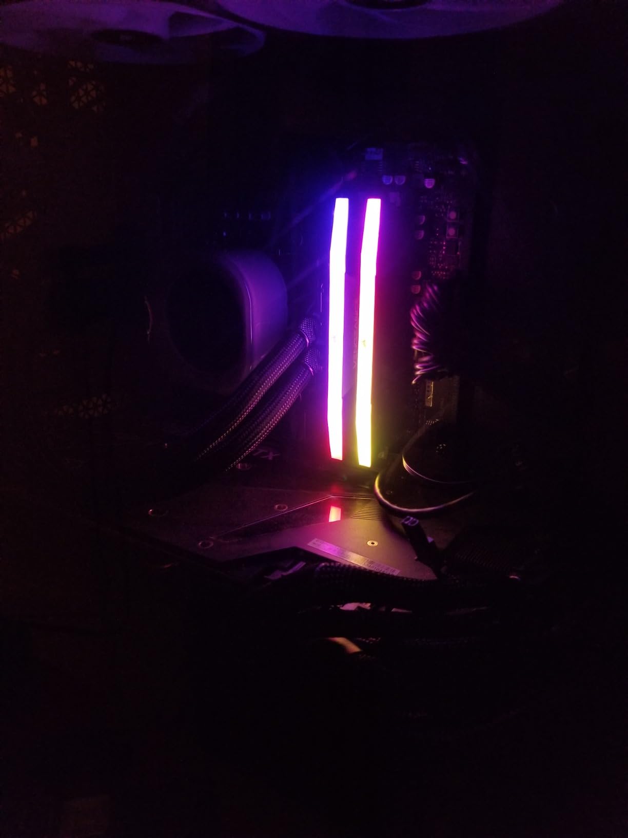 CORSAIR VENGEANCE RGB DDR5 RAM 96GB (2x48GB) 5600MHz CL40 Intel XMP iCUE Compatible Computer Memory - Black (CMH96GX5M2B5600C40) customer photo 2