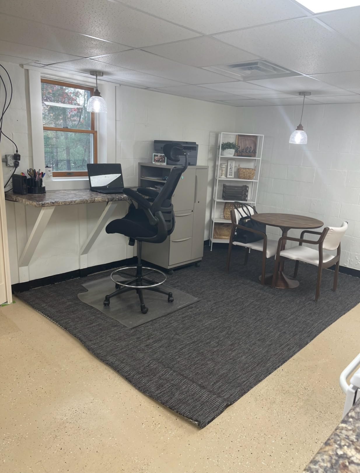 BOLISS Drafting Tall Office Chair 400lbs High Back Standing Desk Chair | Comfortable Wide Chair with Flip up Armrests, Adjustable Headrest, Molded Foam Seat, Lumbar Cushion, Adjustable Big FootRing customer photo 2