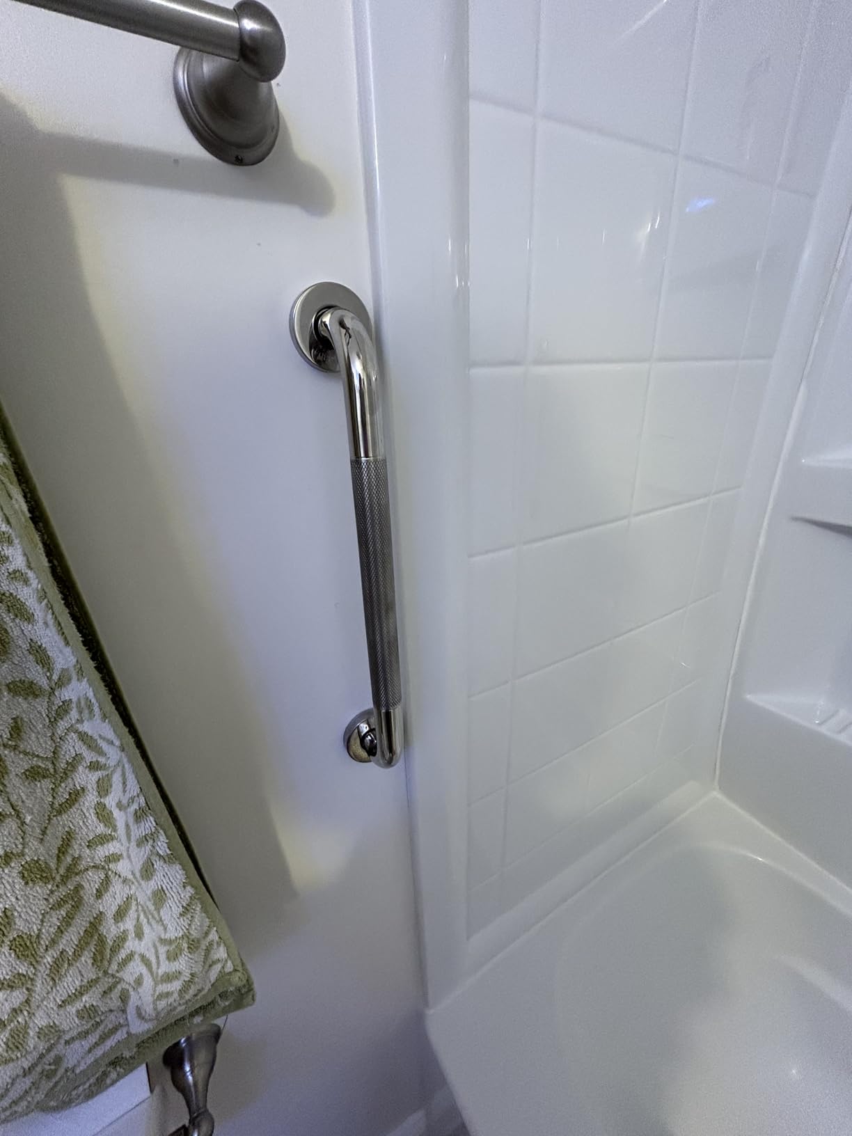 Grab Bars for Shower, 16 Inch Shower Handle, 2 Pack, Polished Nickel customer photo 1