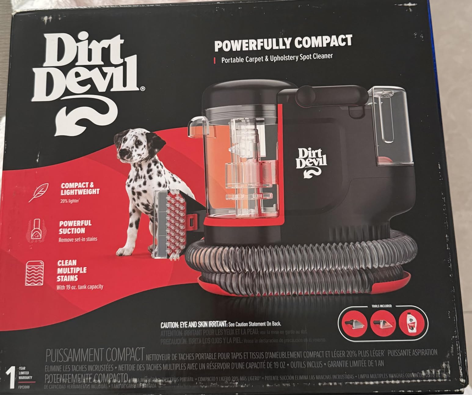 Dirt Devil Portable Spot Cleaner Machine for Carpet and Upholstery customer photo 1