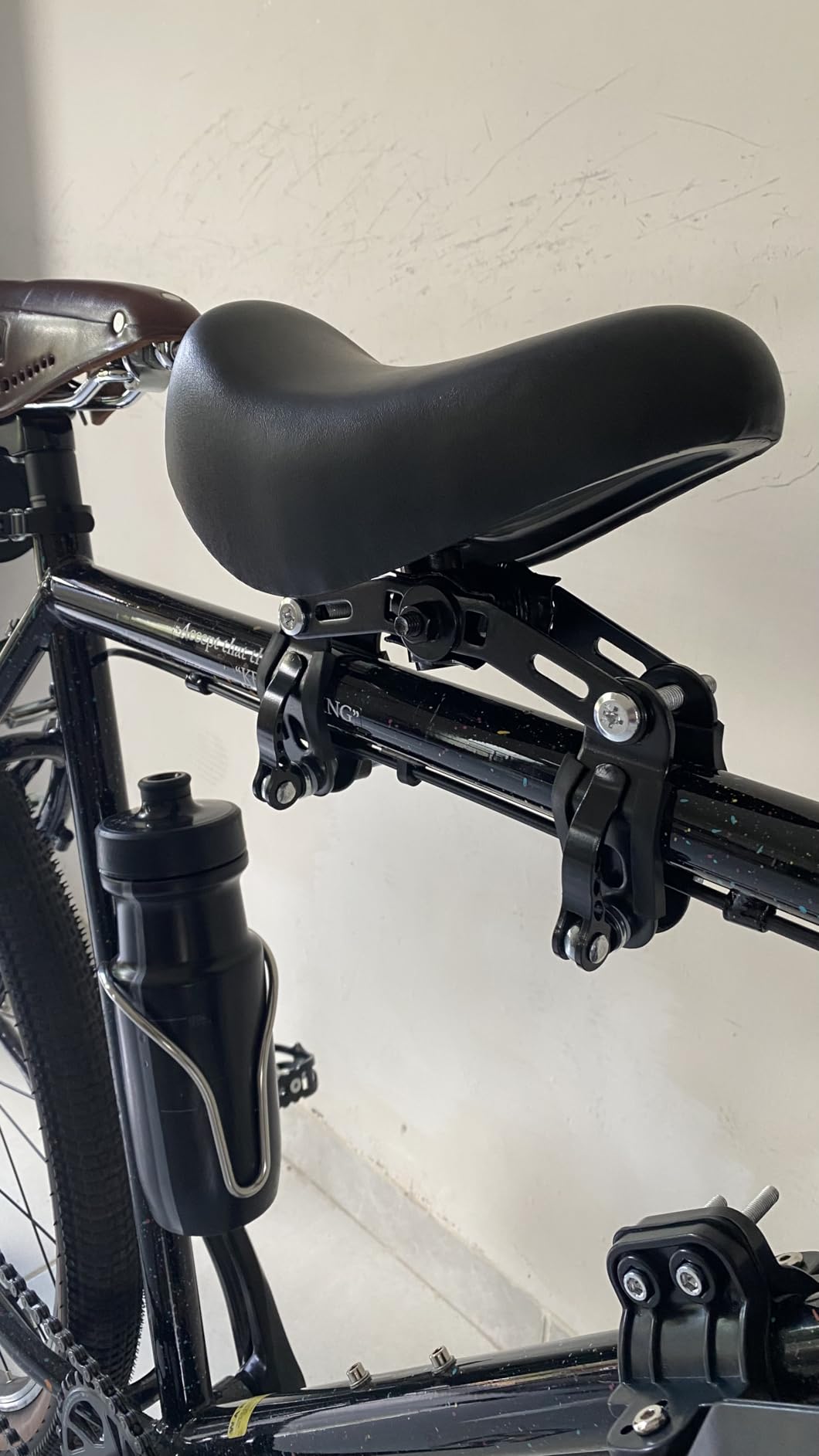 Kids Bike Seat Child Bike Seat Front Mount Toddler Bike Seat for 2-5 Years Child Bicycle Seats with Foot Pedals Compatible with All Adult Mountain Bikes customer photo 2