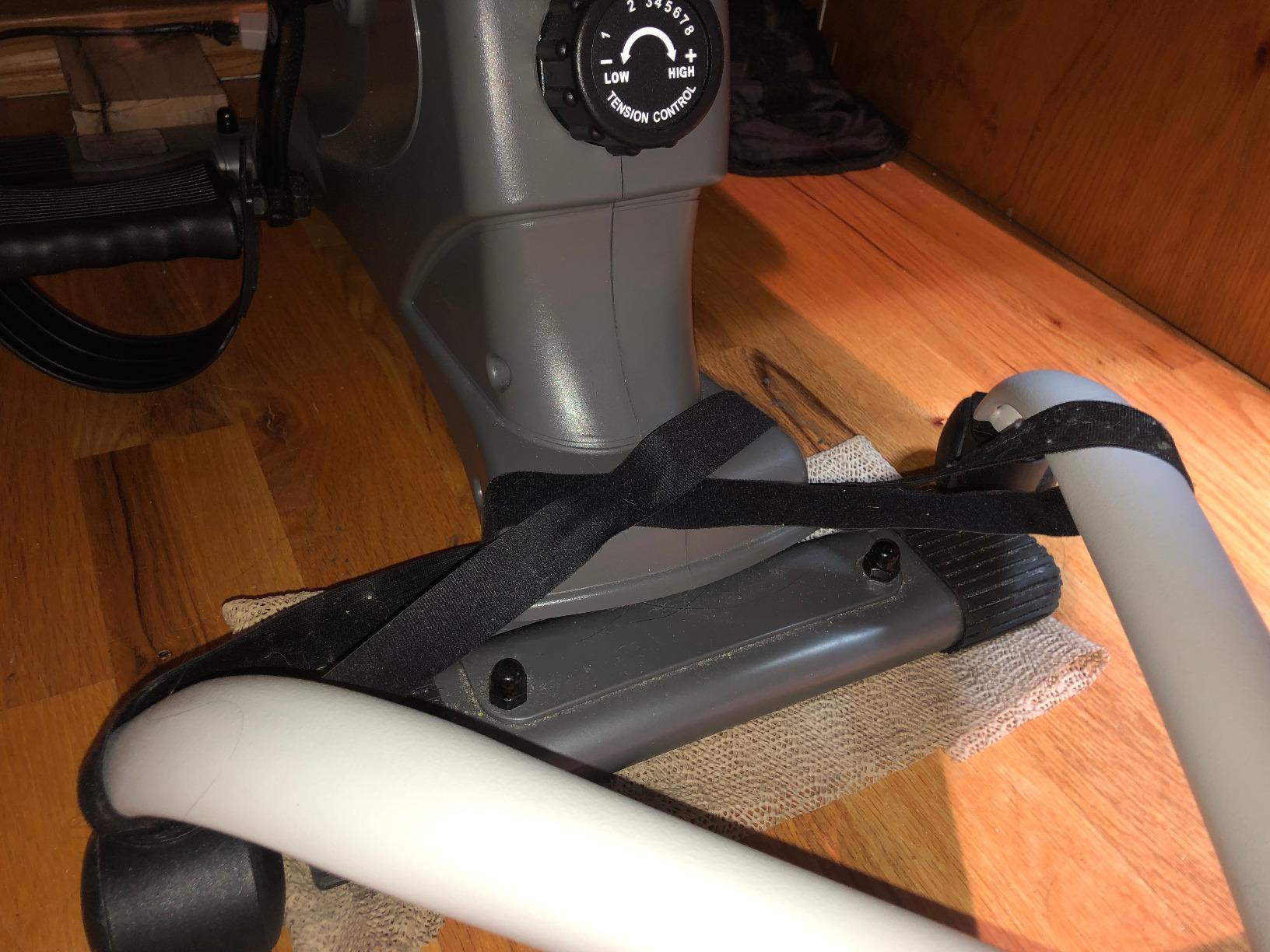 Sunny Health & Fitness Smart Mini Cycle, Under Desk Pedal Arm/Leg Exerciser customer photo 2