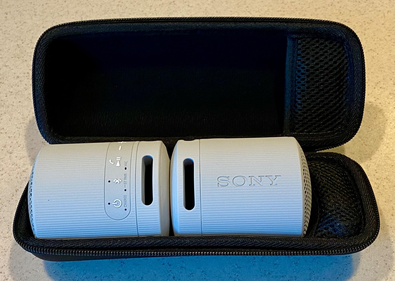 Sony SRS-XB100 Wireless Bluetooth Portable Lightweight Speaker, Black | 16 Hr Battery, Super-Compact Travel Speaker, IP67 Waterproof & Dustproof Shower Speaker, Versatile Strap, Hands-free Calling customer photo 1